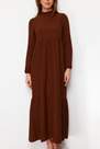 Trendyol - Brown Basic Dress