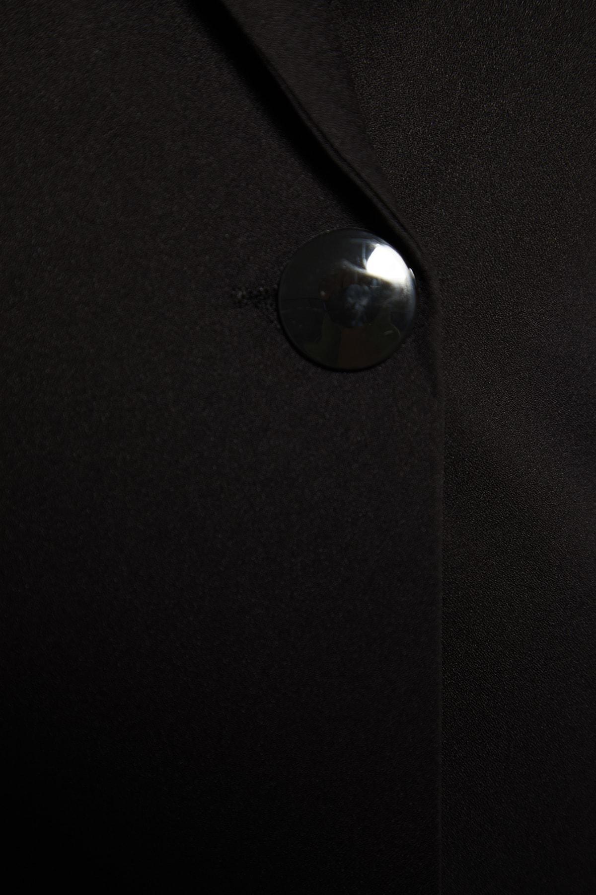 Black Fitted Blazer, , large image number 6