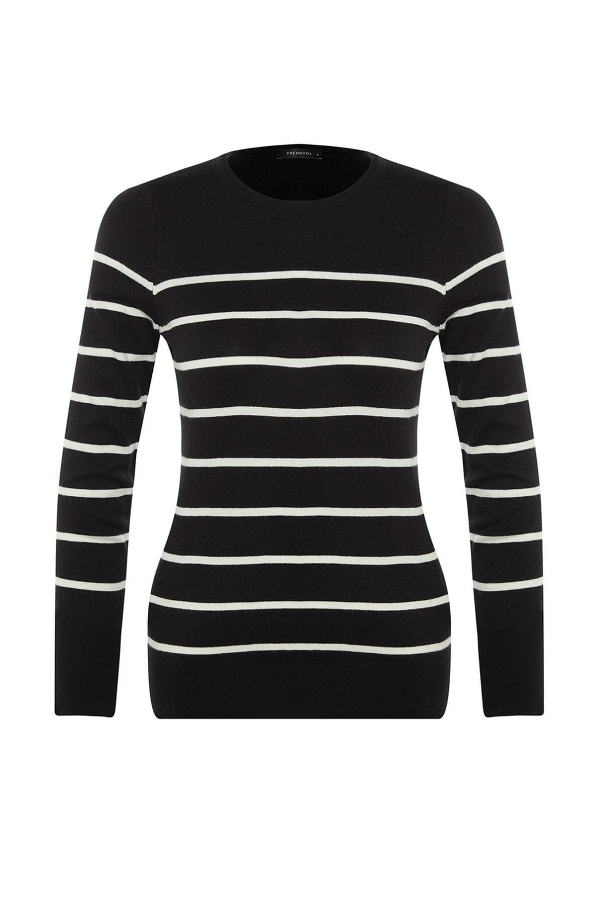 Black Striped Sweater, , large image number 6