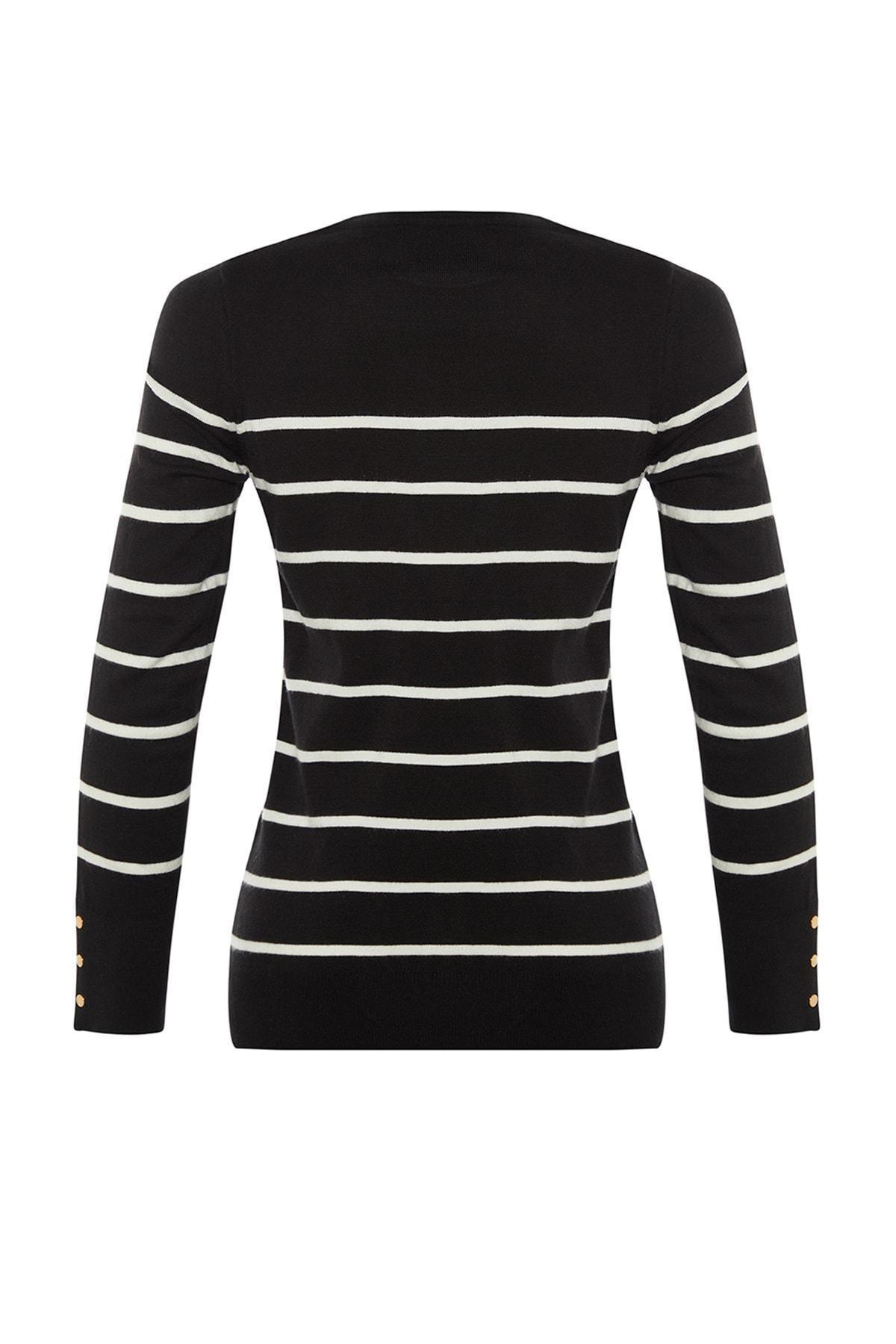 Black Striped Sweater, , large image number 7