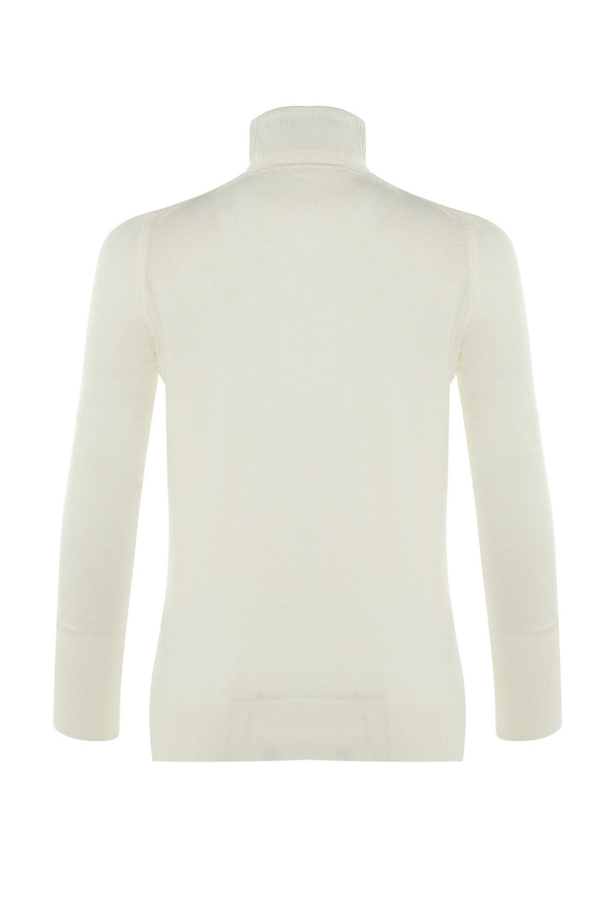 Ecru Turtleneck Sweater, , large image number 8