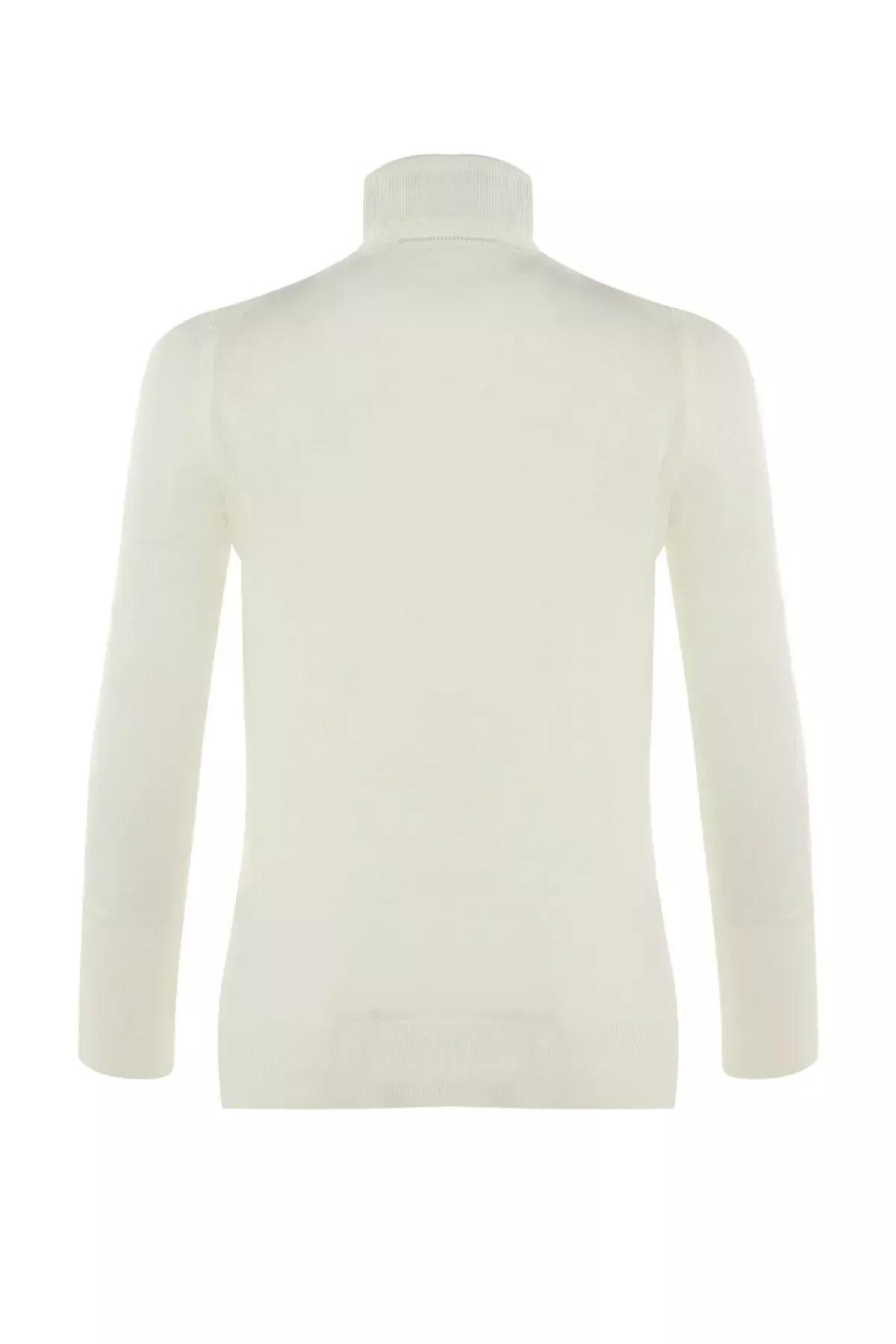 Ecru Turtleneck Sweater, Ecru, large image number 11