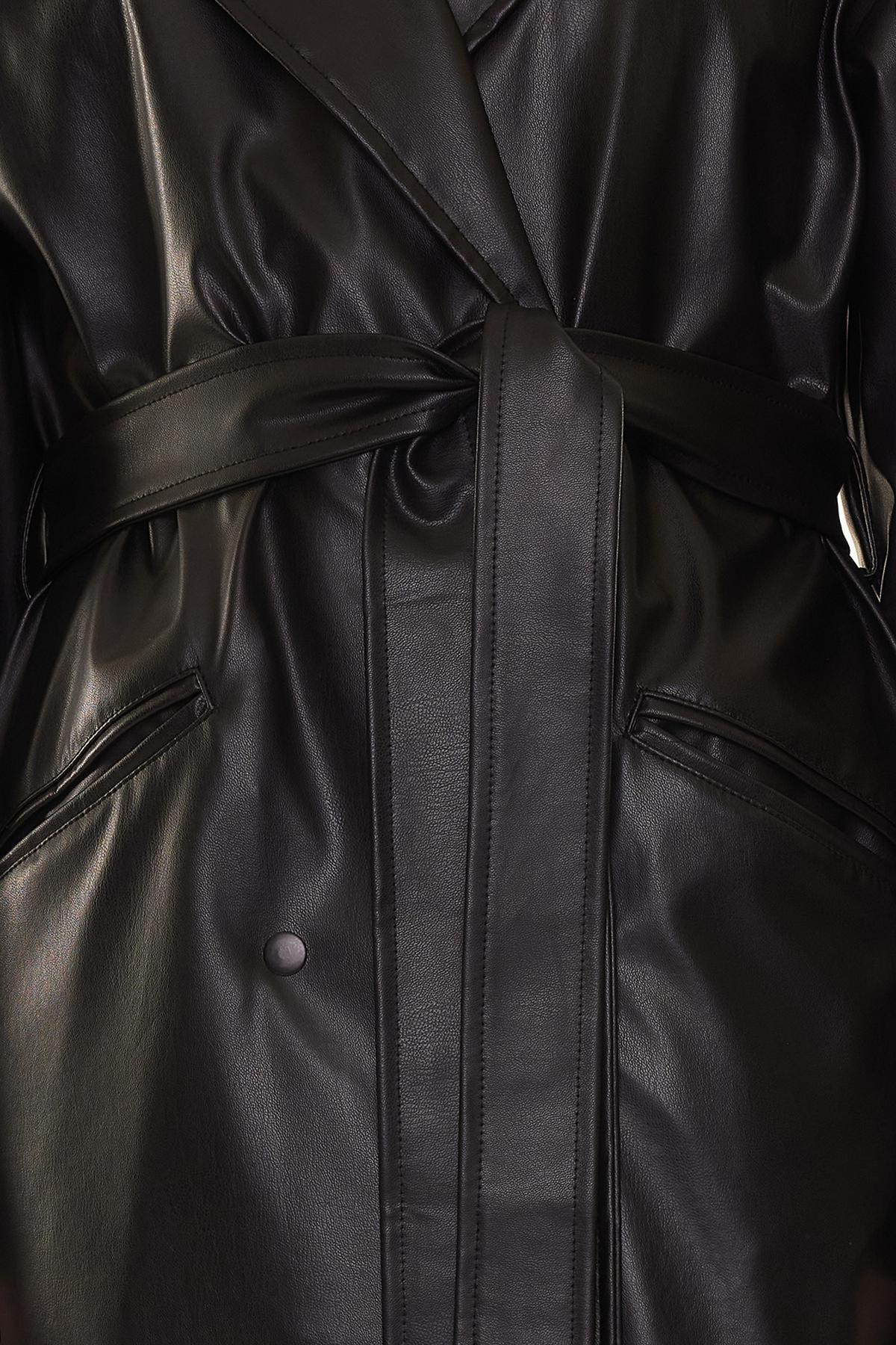 Black Oversize Maxi Trench Coat, , large image number 6
