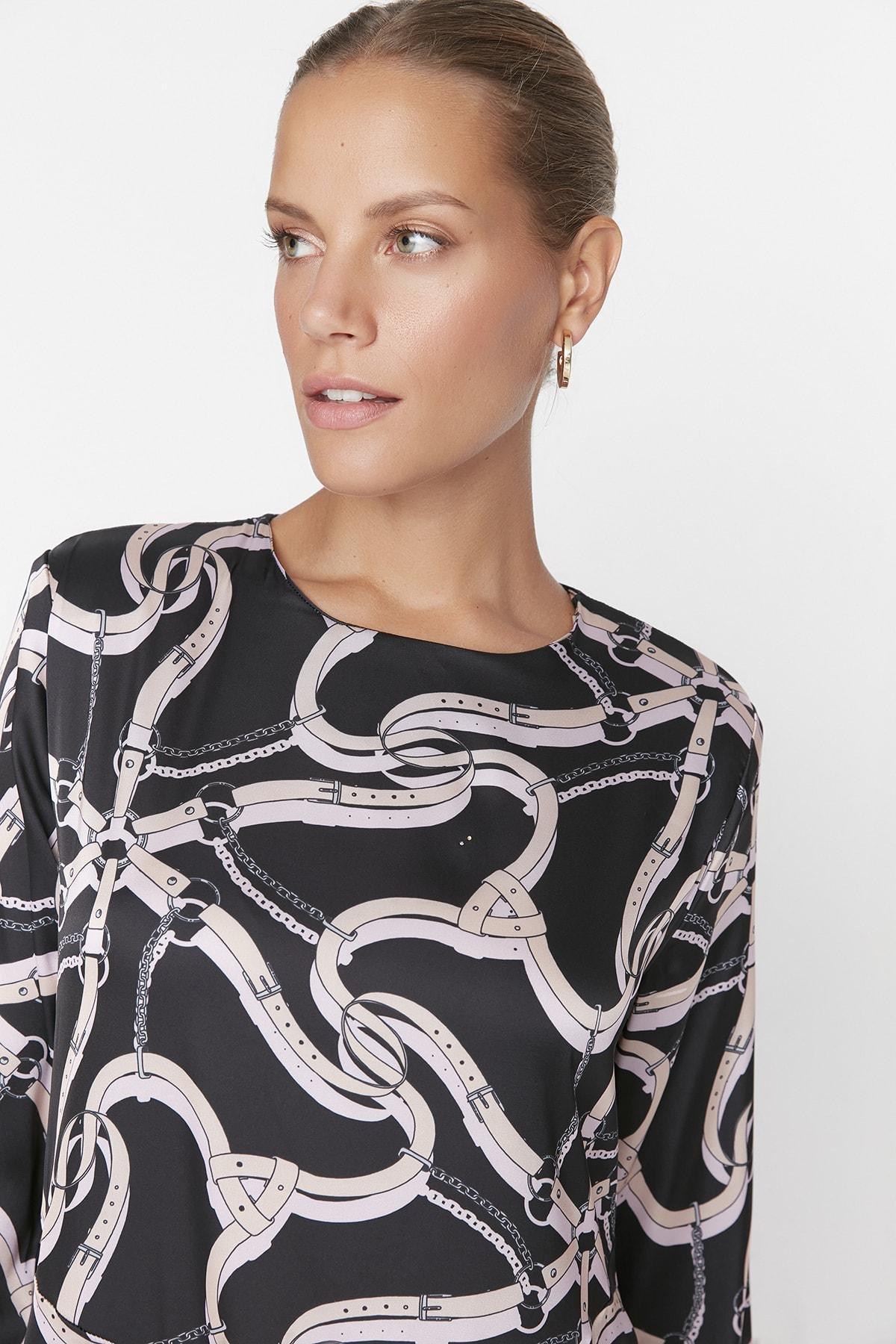 Black Striped Maxi Dress, , large image number 2