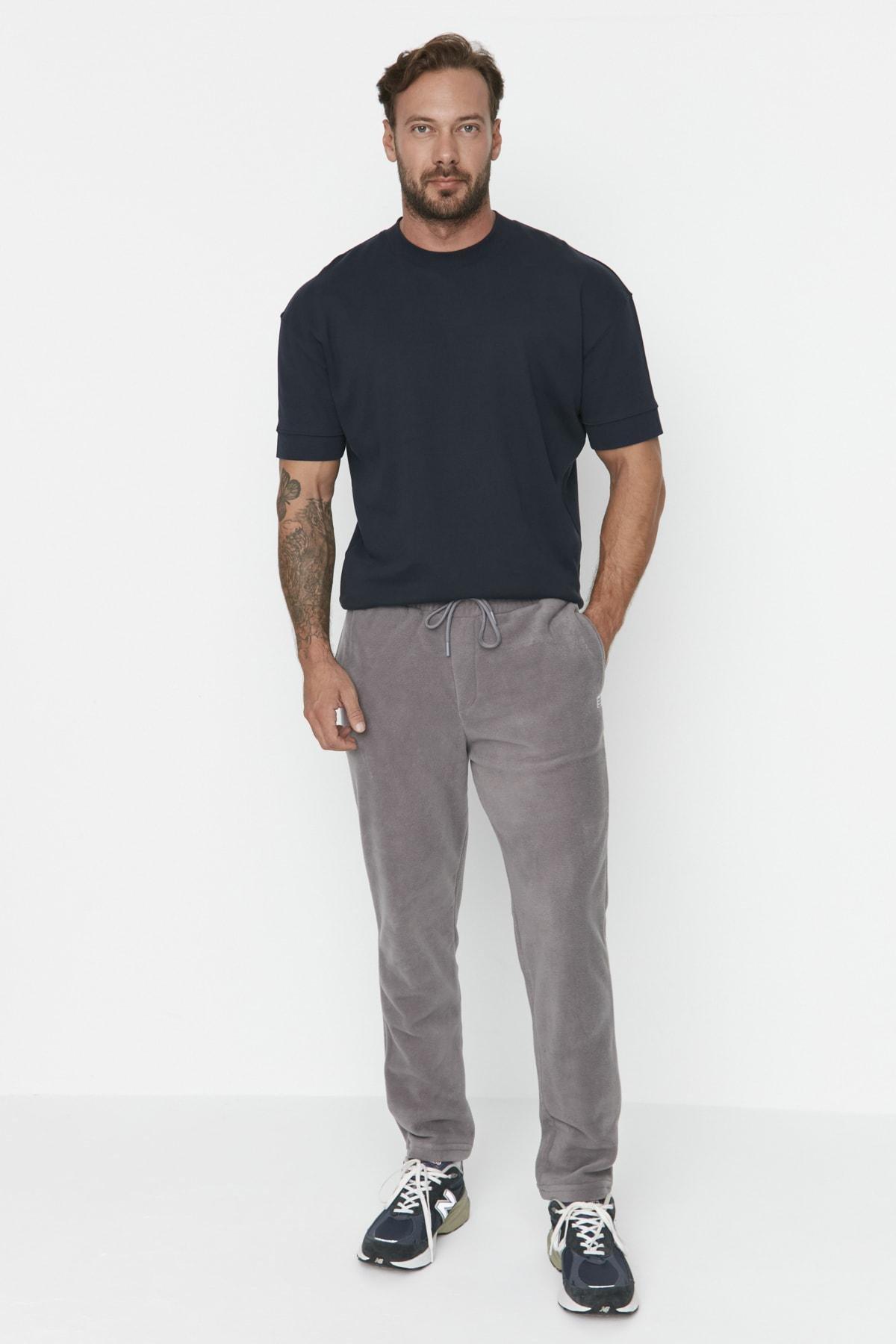 Grey Joggers Sweatpants, , large image number 0