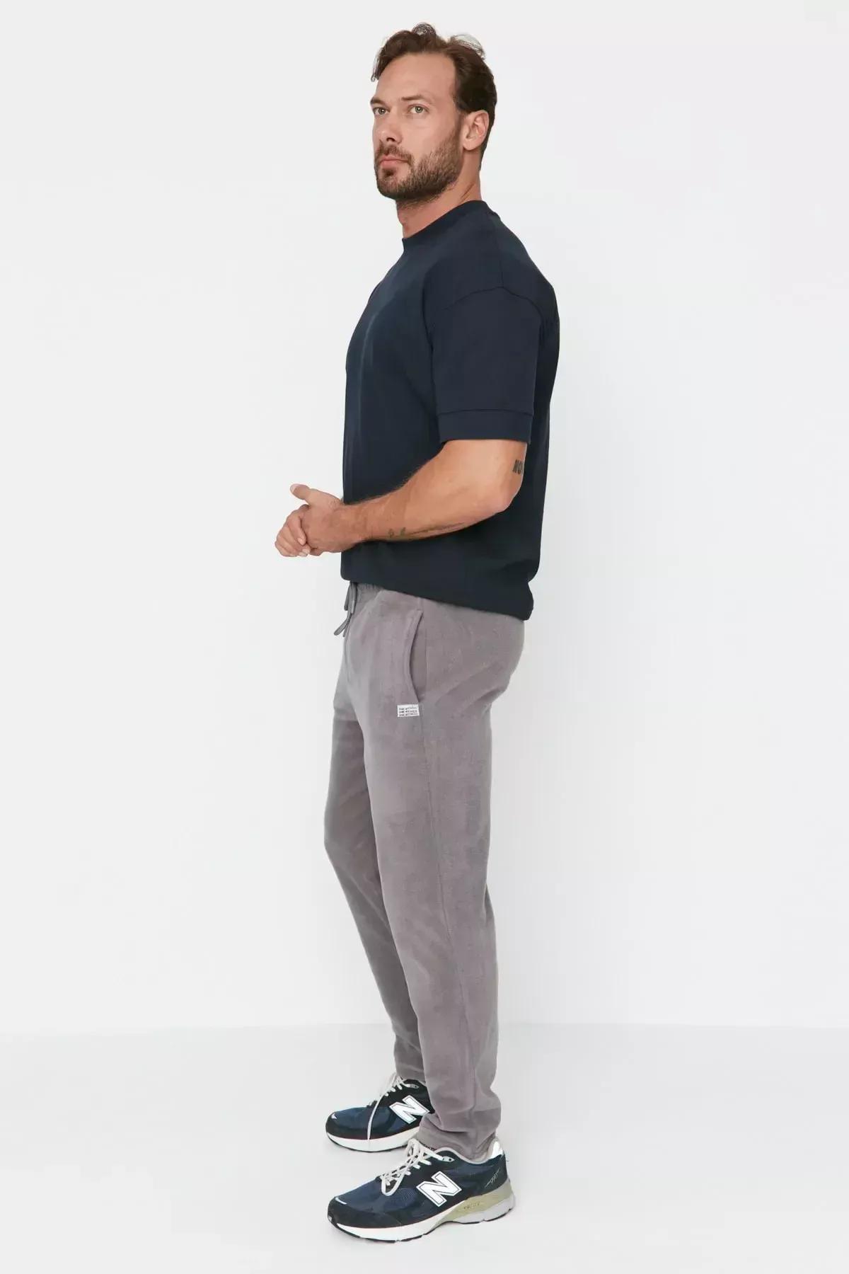 Grey Joggers Sweatpants, Gray, large image number 2
