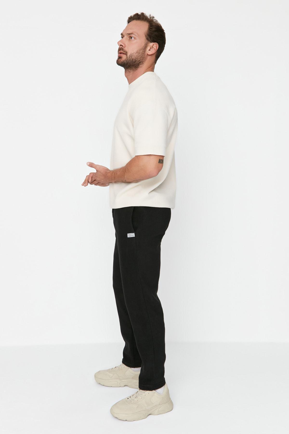 Black Joggers Sweatpants, , large image number 2