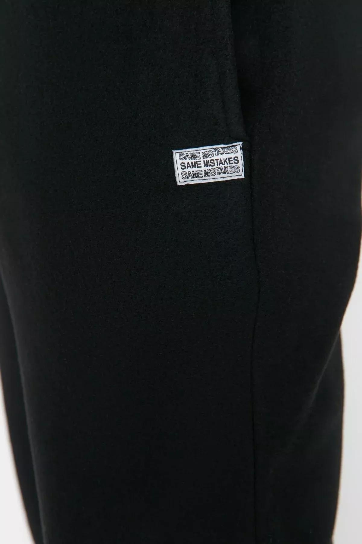 Black Joggers Sweatpants, Black, large image number 3