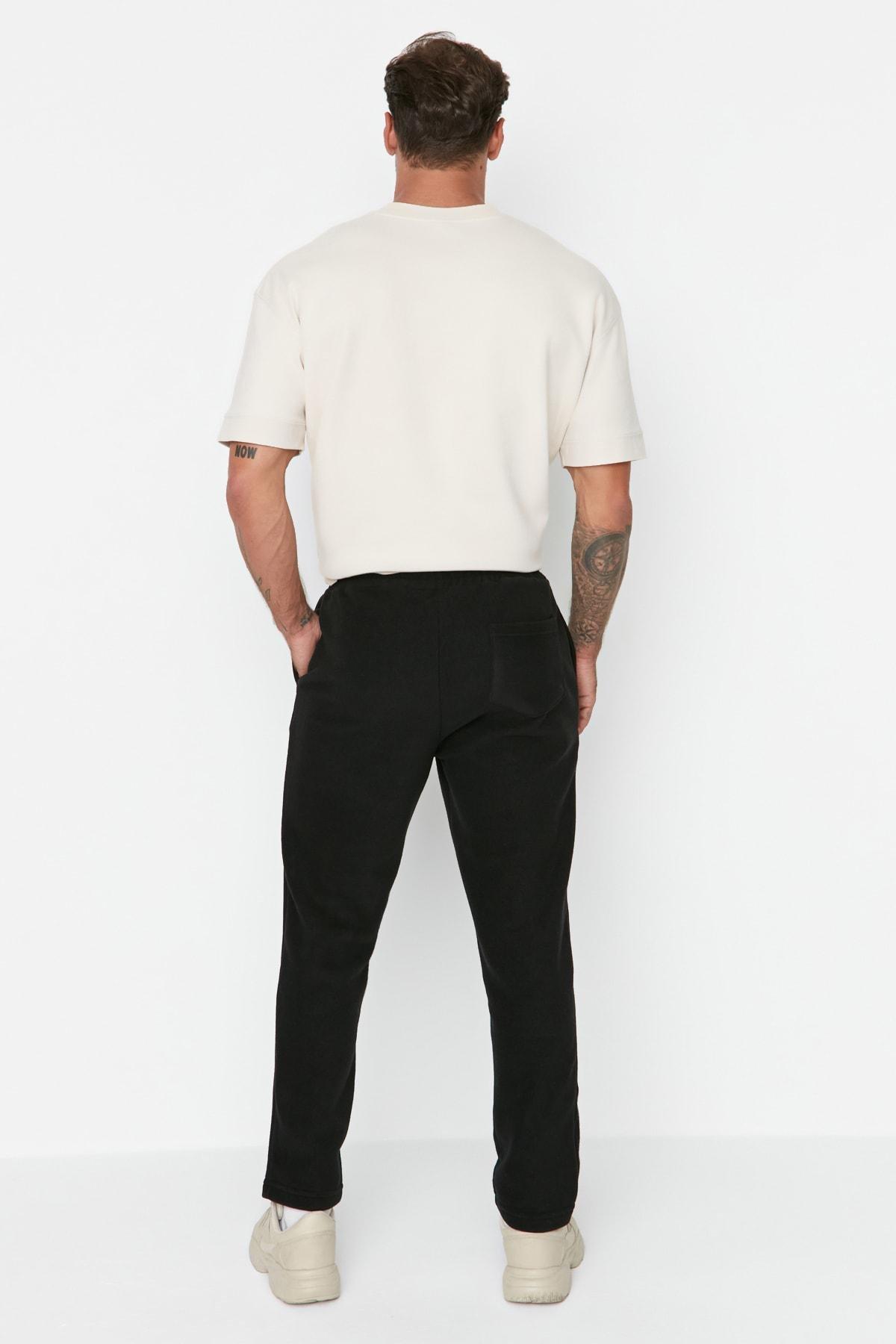 Black Joggers Sweatpants, , large image number 4
