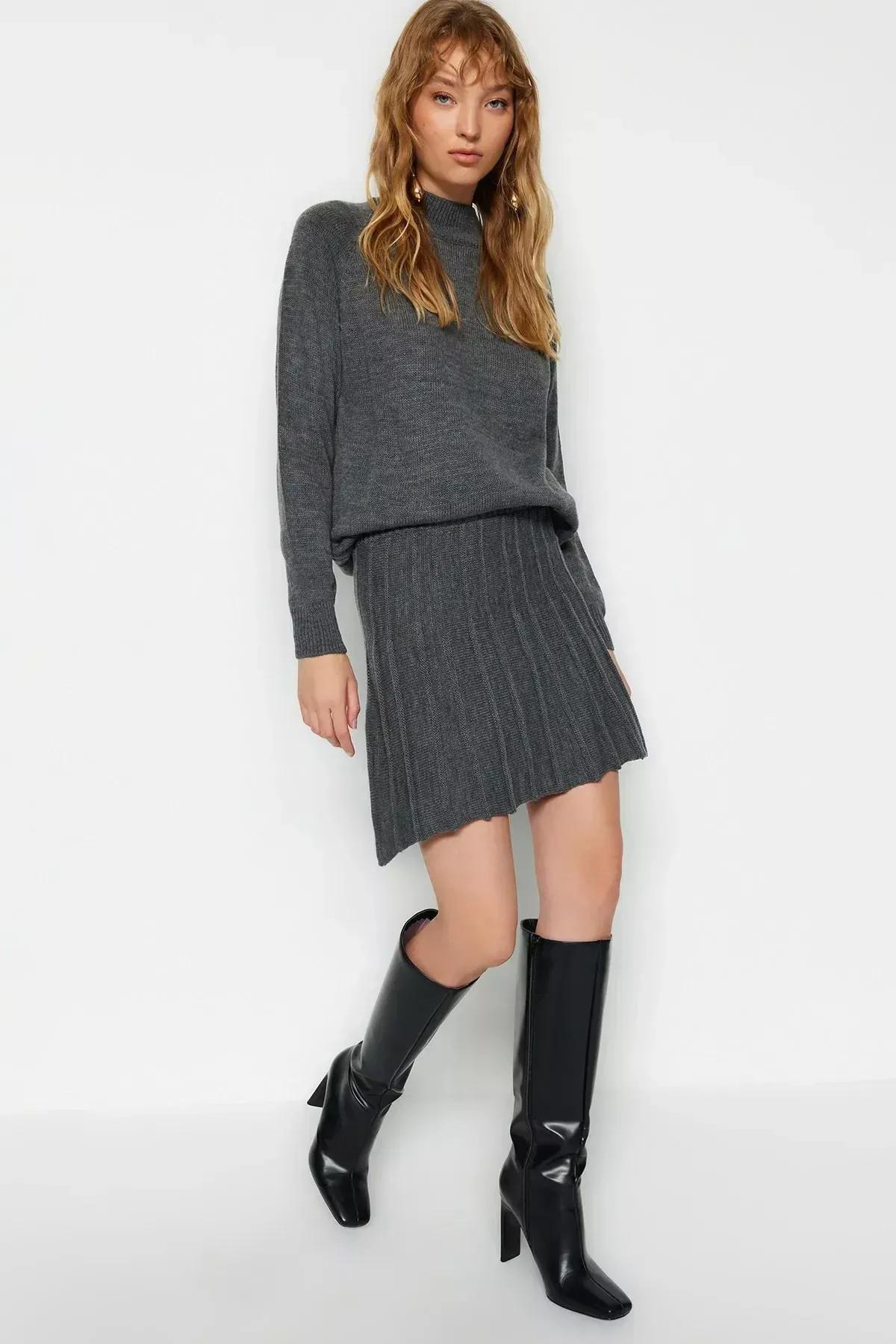 Grey Regular Fit Co-Ord Set, Anthracite, large image number 2