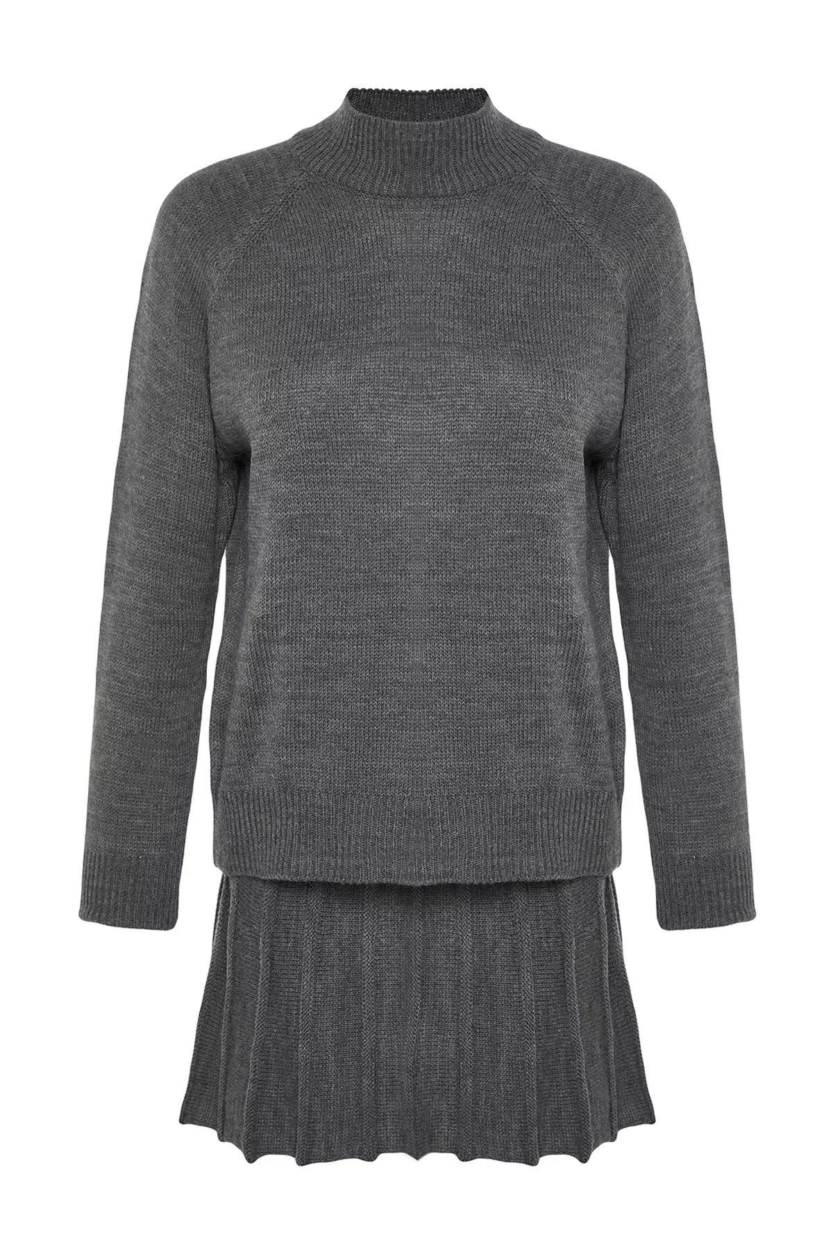 Grey Regular Fit Co-Ord Set, Anthracite, large image number 5