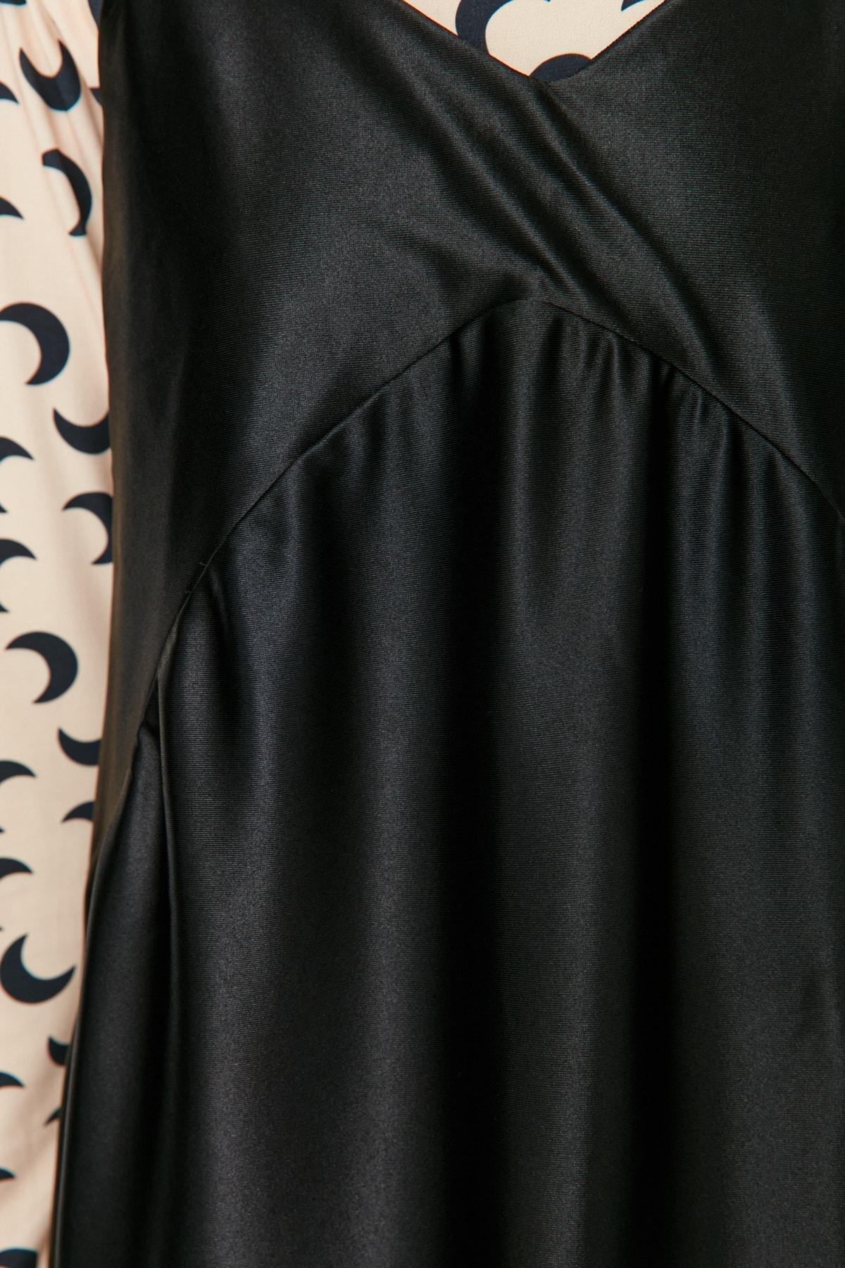 Black Skater Maxi Dress, , large image number 2