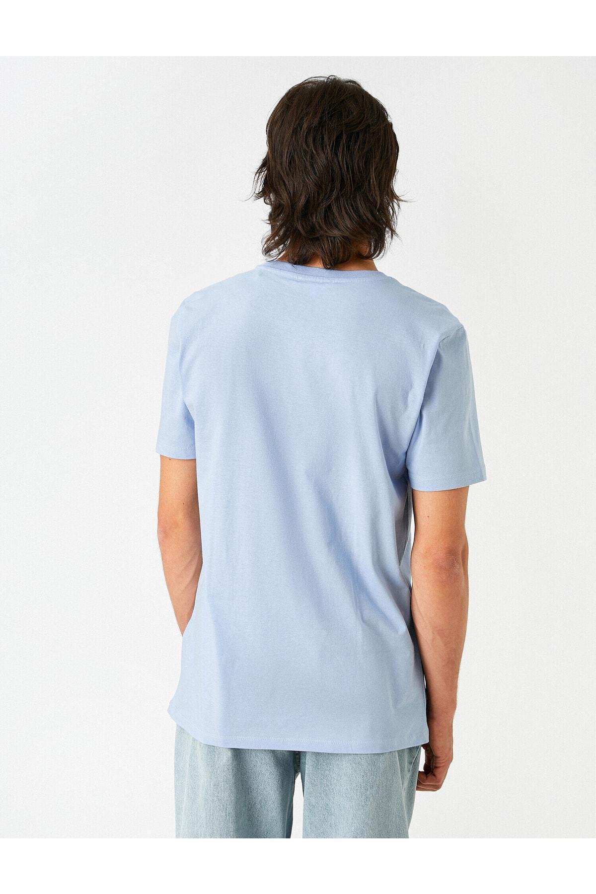 Koton - Blue Printed T-Shirt