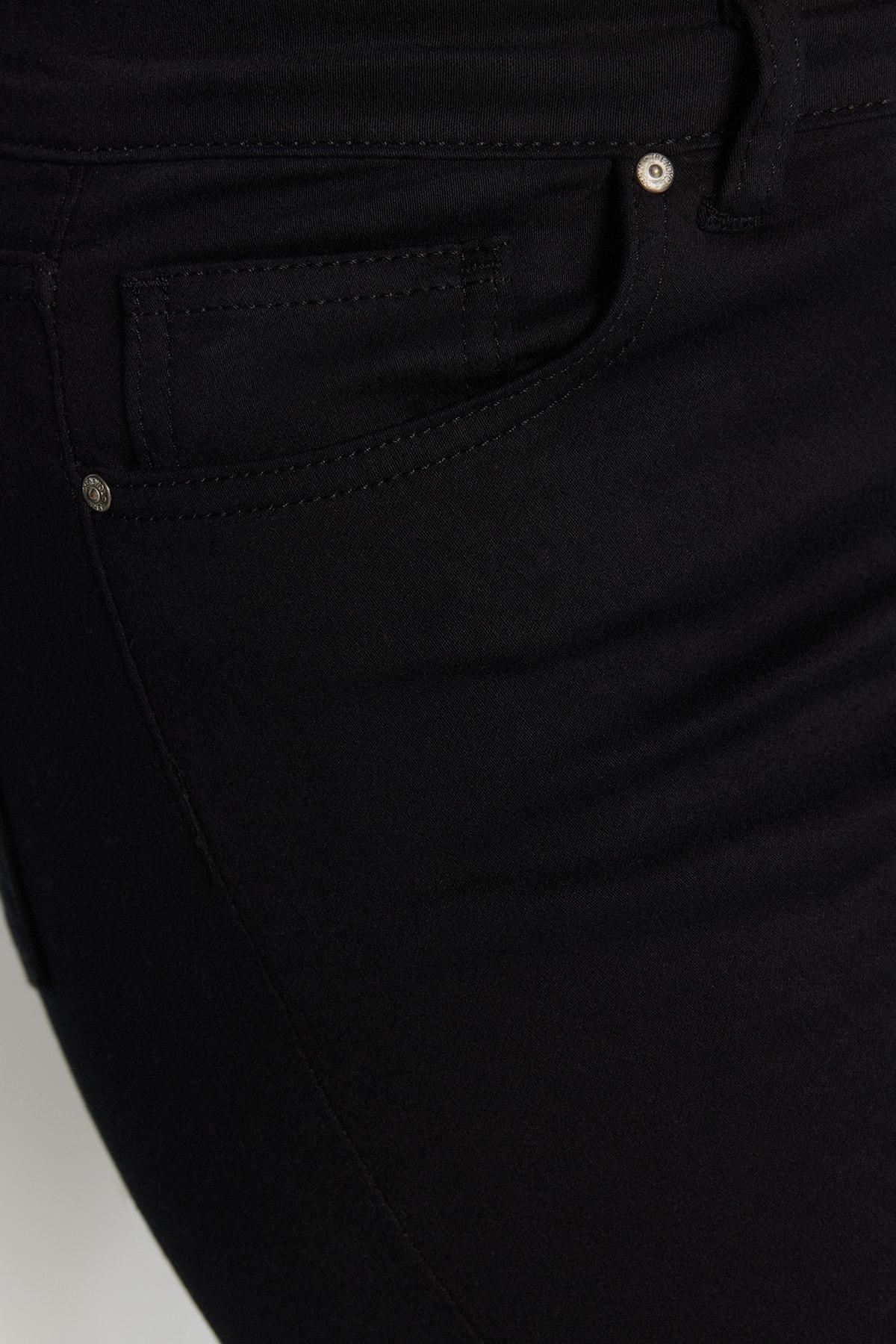 Black Skinny High Waist Plus Size Jeans, , large image number 5