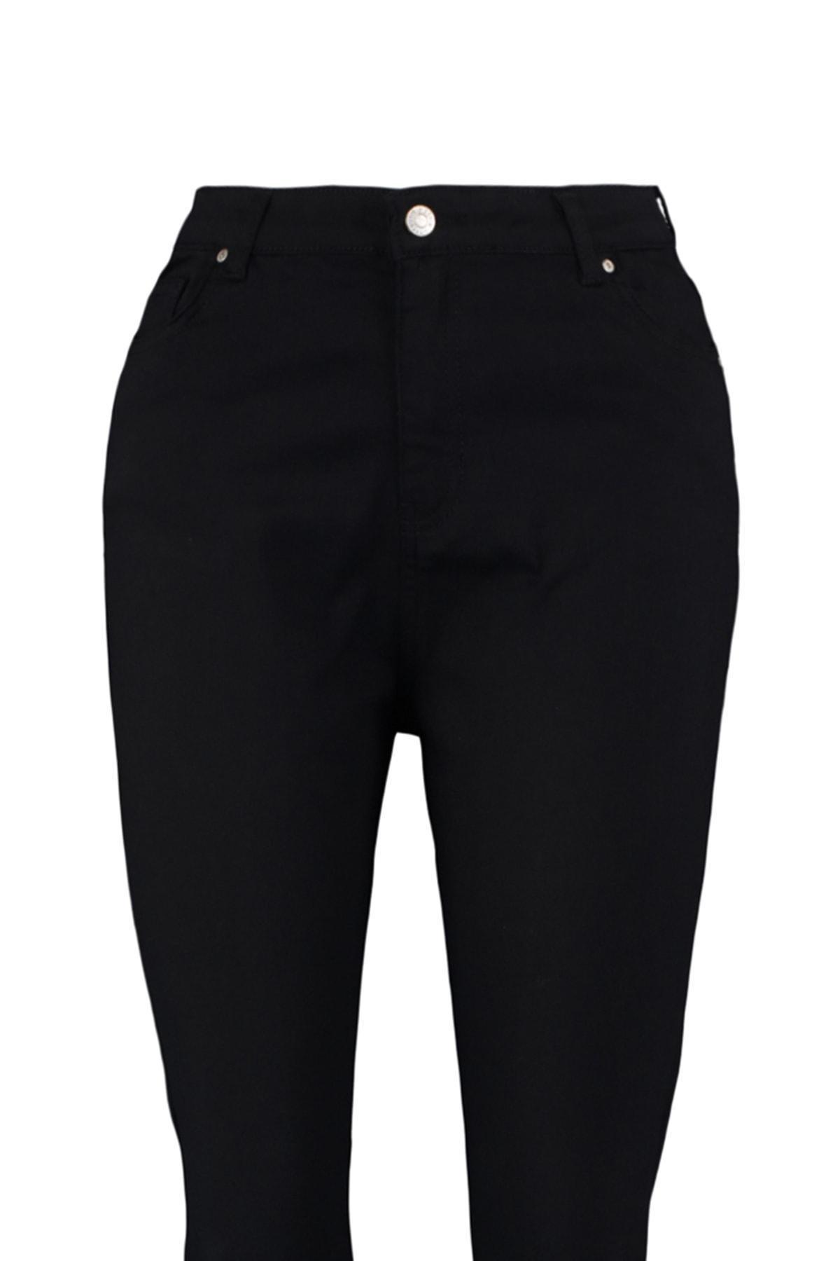 Black Skinny High Waist Plus Size Jeans, , large image number 9