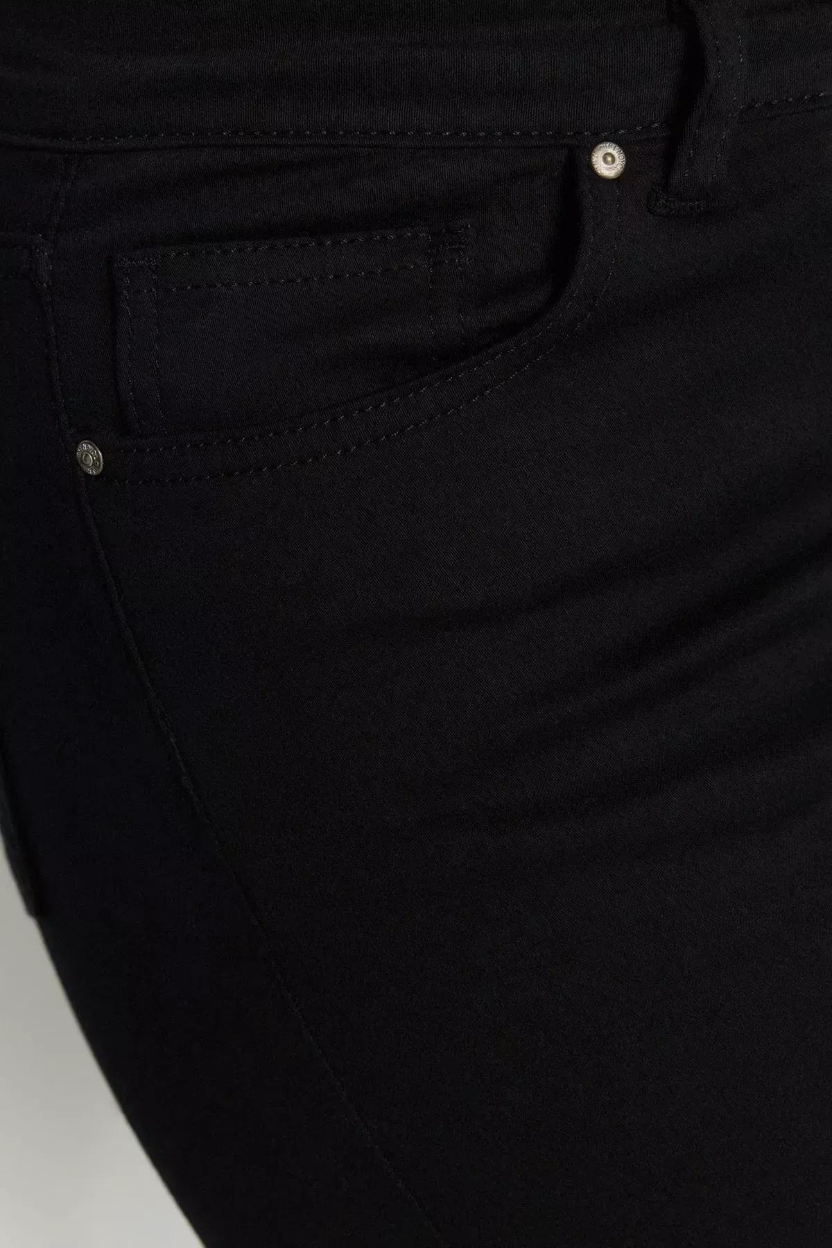 Black Skinny High Waist Plus Size Jeans, , large image number 9