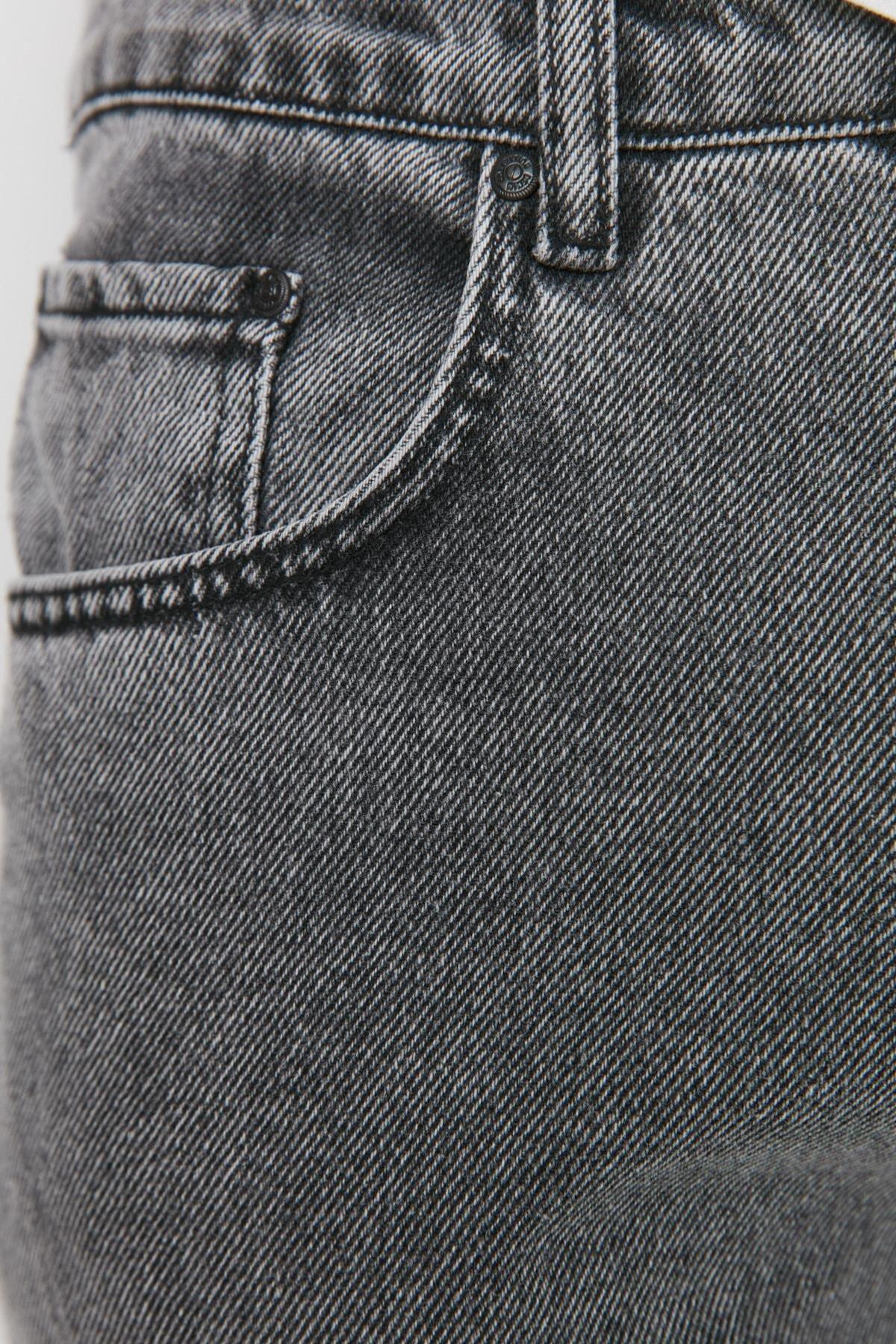 Gray Slim Denim Jeans, , large image number 5