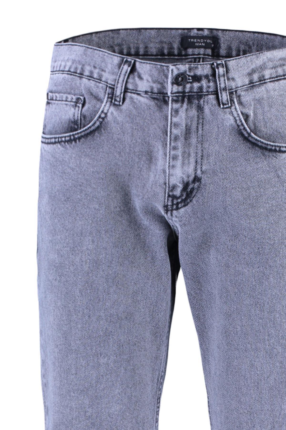 Gray Slim Denim Jeans, , large image number 7