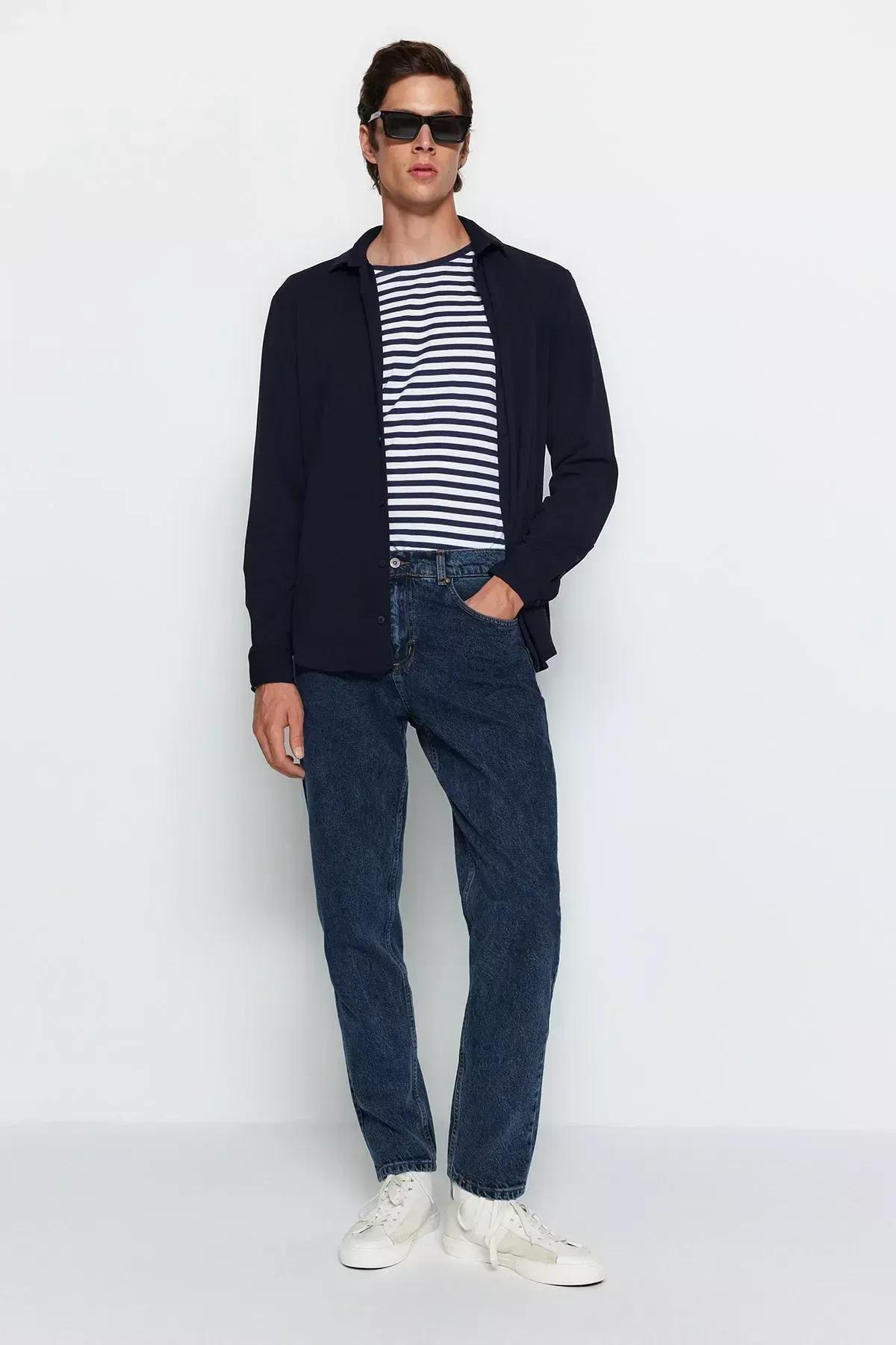 Navy Carrot Pants, C101_1792, medium