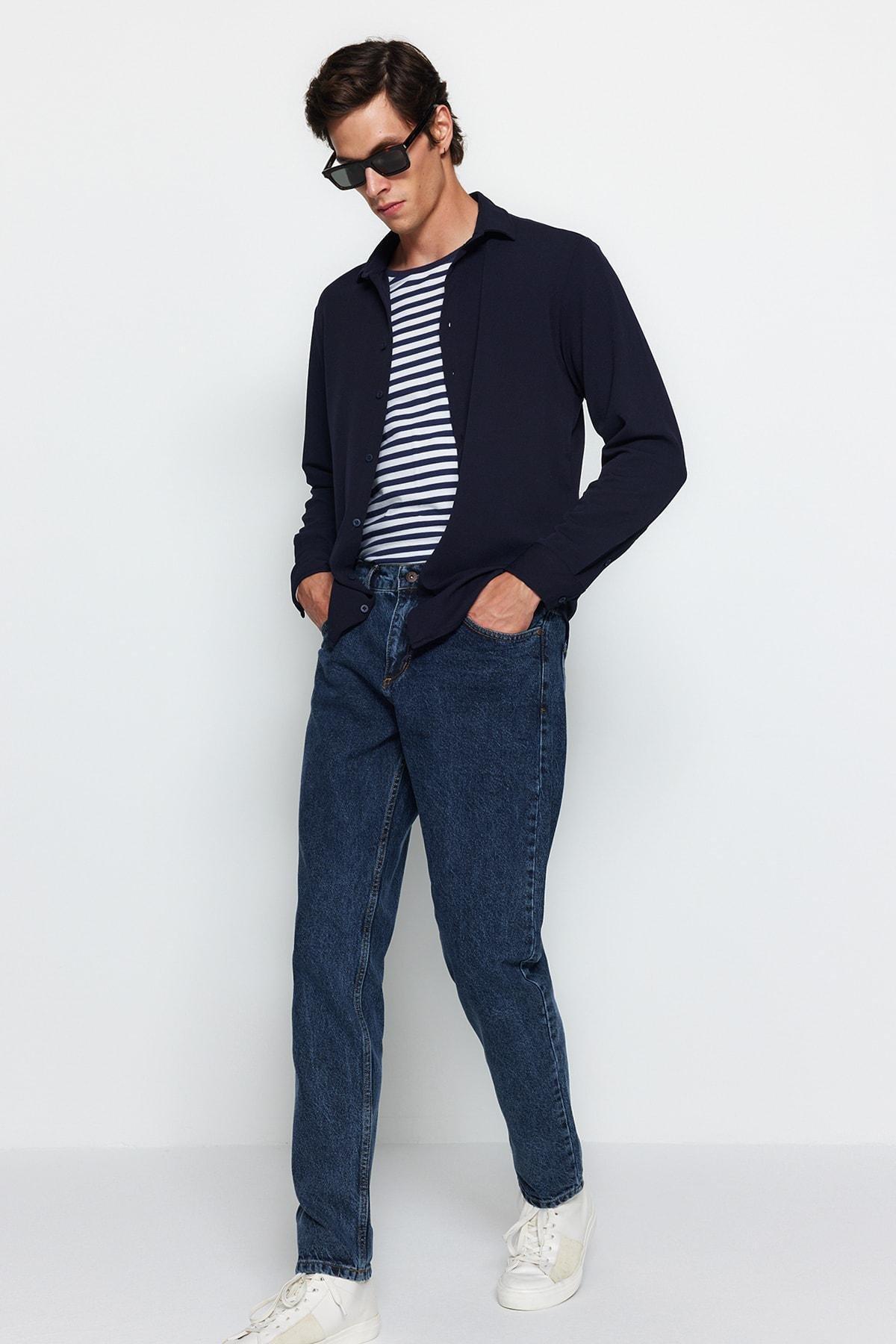 Navy Carrot Pants, C101_1792, large image number 2