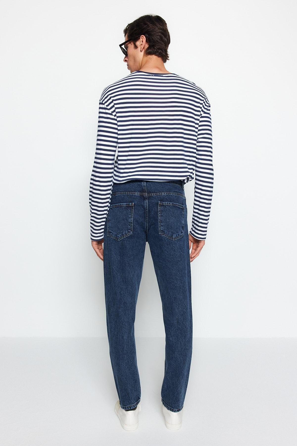 Navy Carrot Pants, , large image number 3