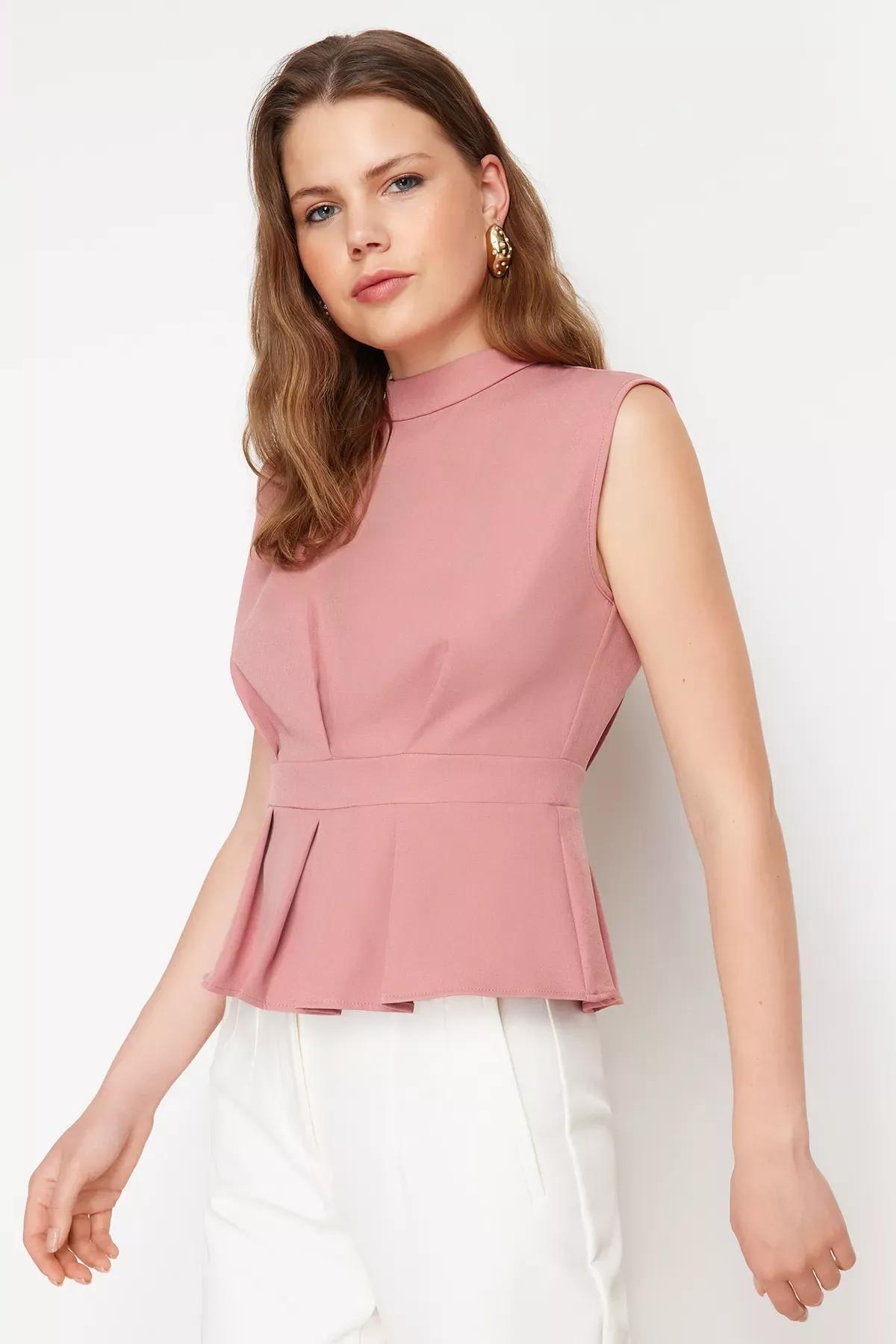 Pink Sleeveless Blouse, Dried rose, large image number 0