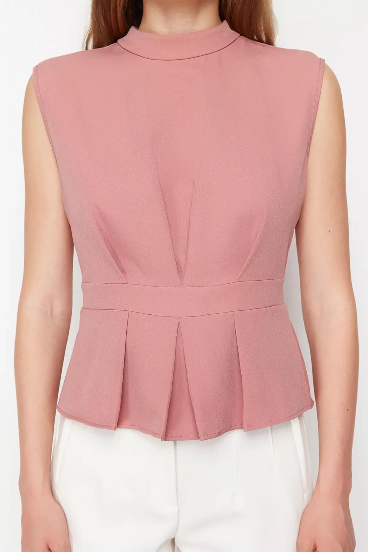 Pink Sleeveless Blouse, Dried rose, large image number 3