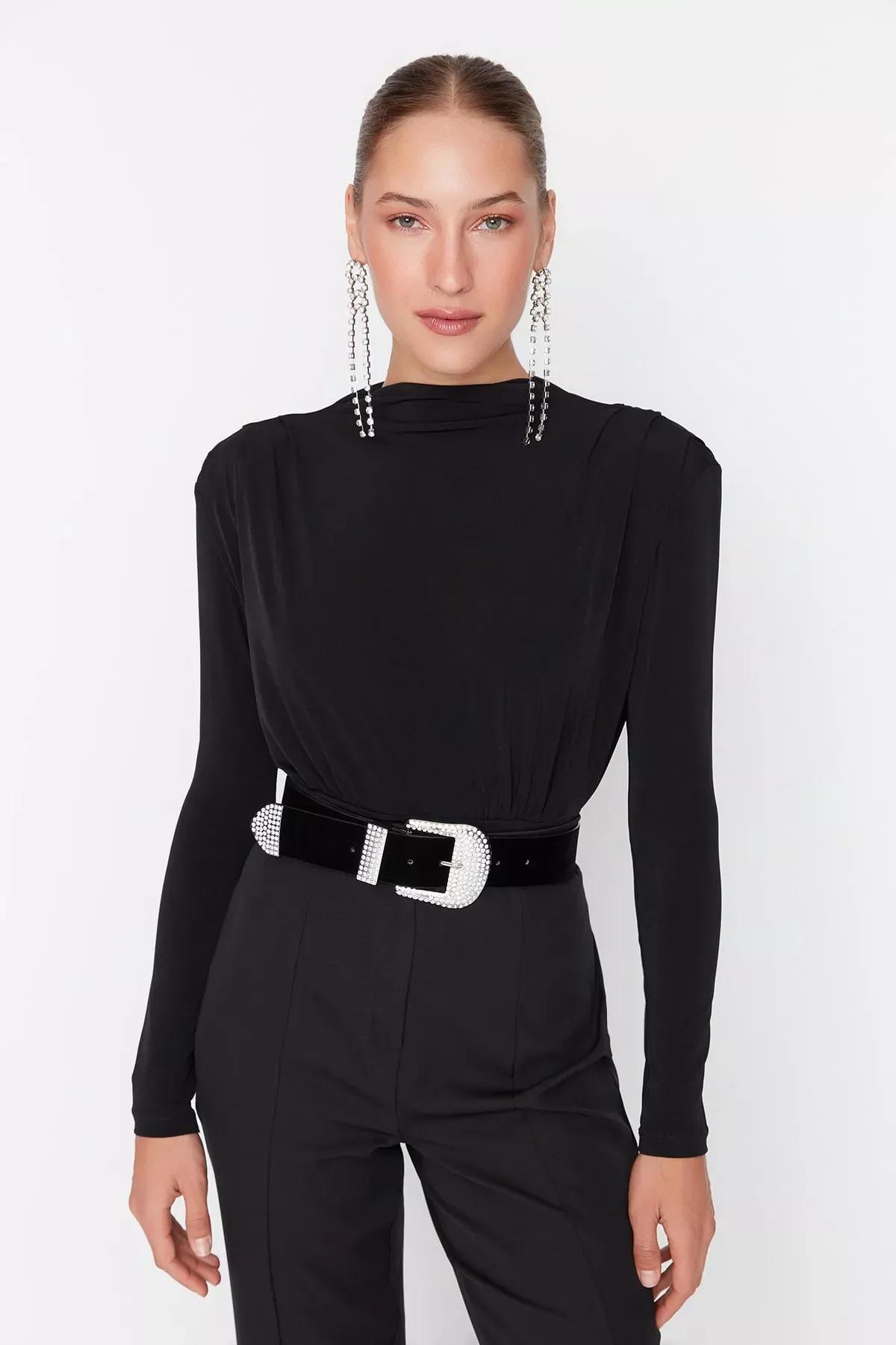 Black Women Bodysuit, , large image number 1