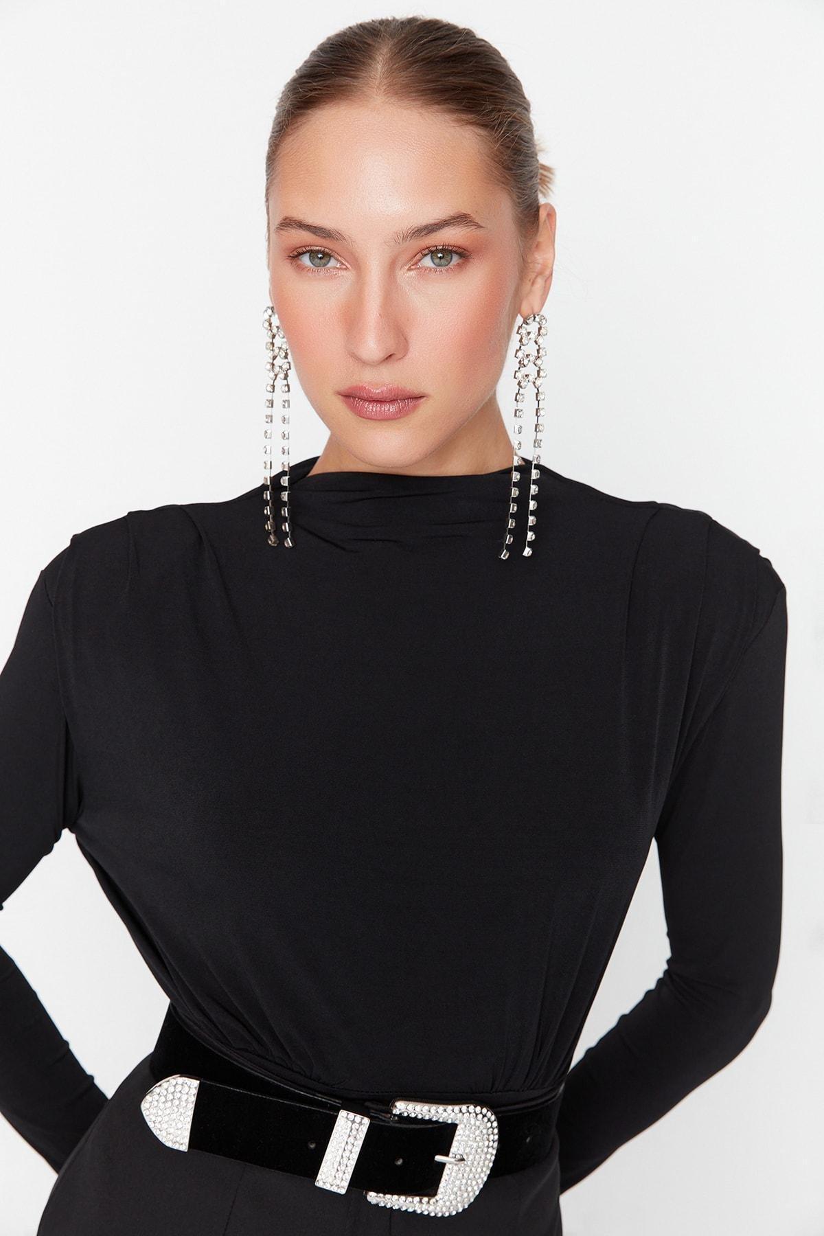 Black Women Bodysuit, , large image number 3
