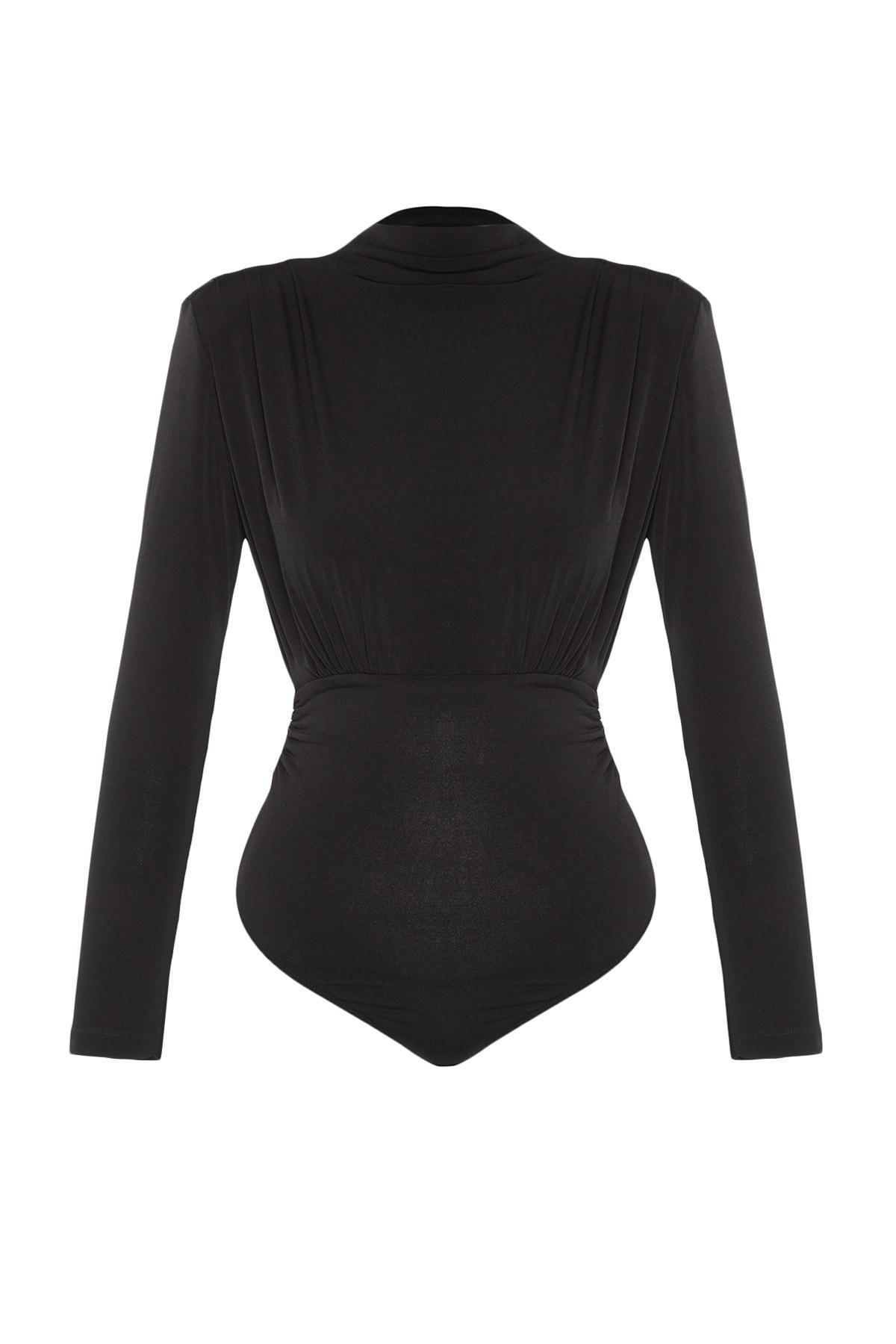 Trendyol - Black Fitted Bodysuit