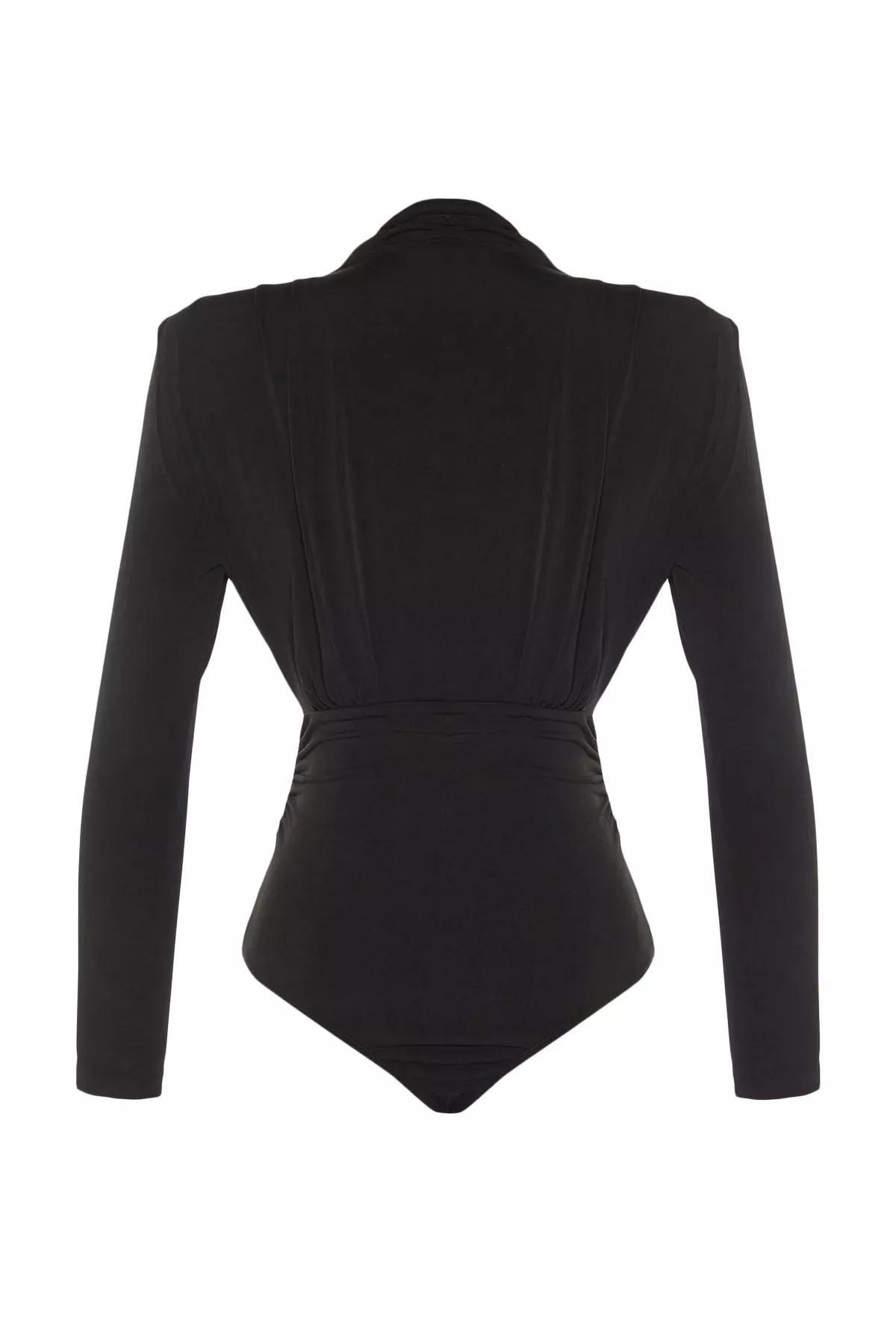 Black Women Bodysuit, Black, large image number 6