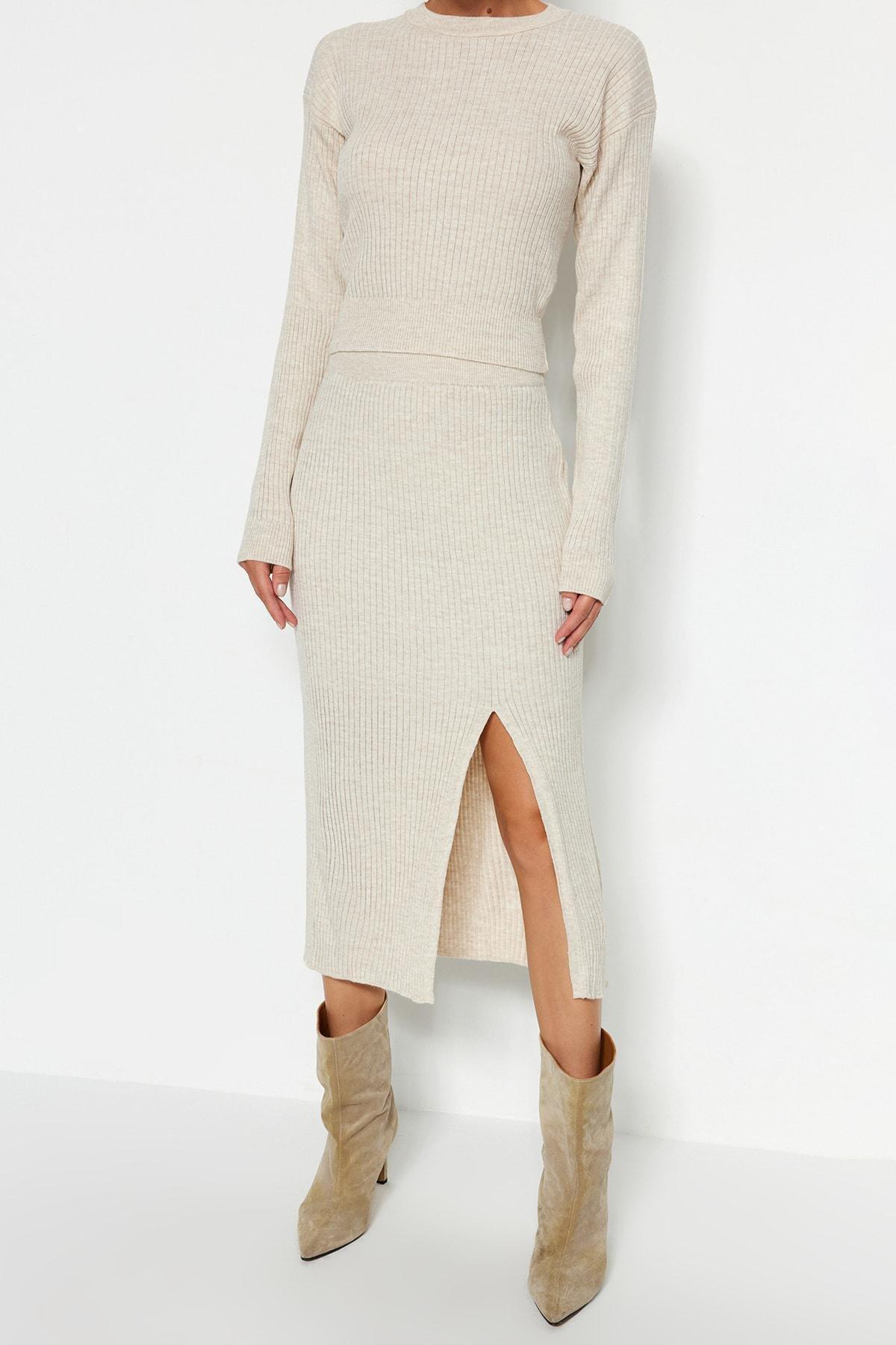 Beige A-Line Co-Ord Set, , large image number 3