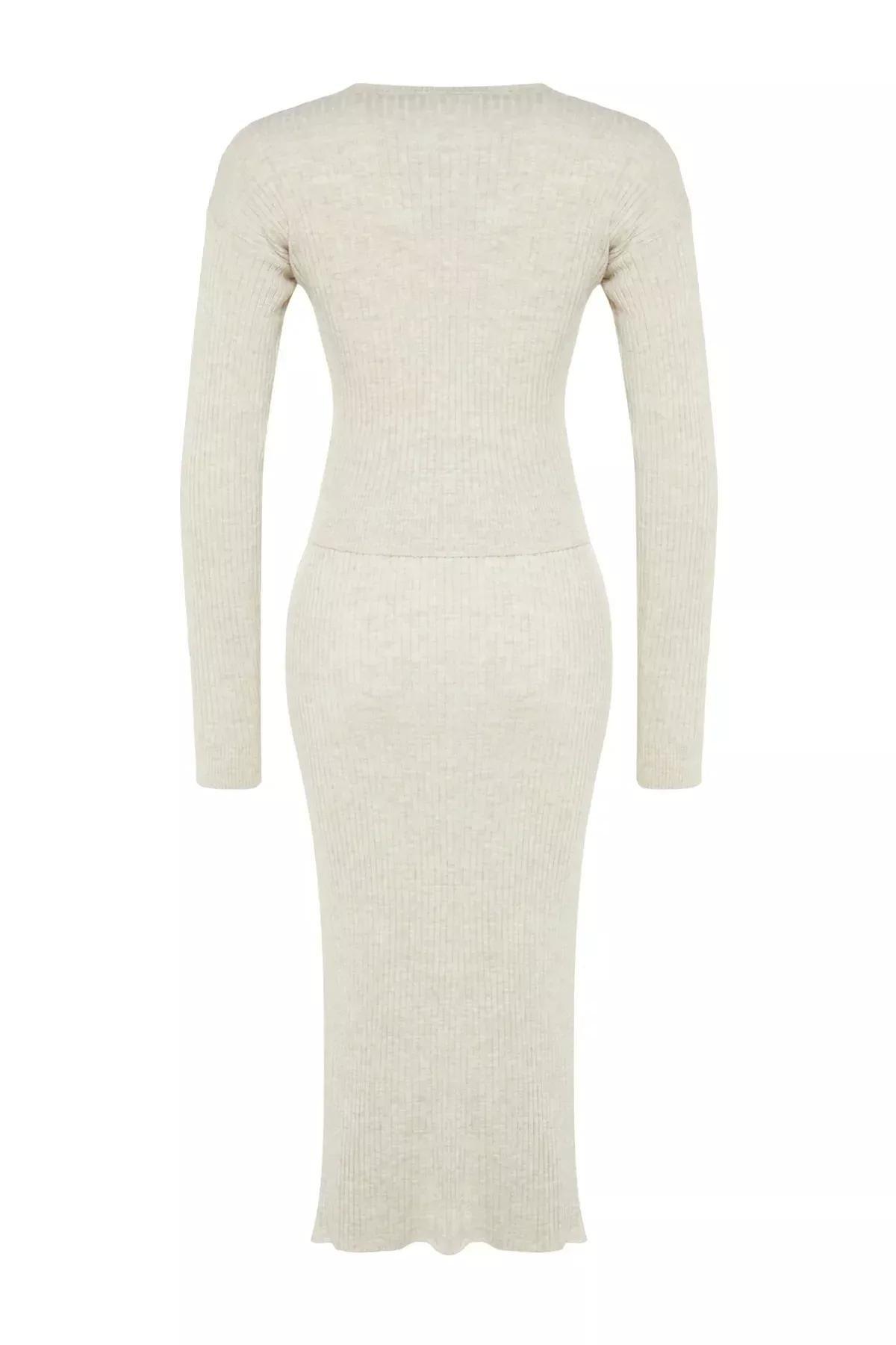 Beige A-Line Co-Ord Set, Beige, large image number 6