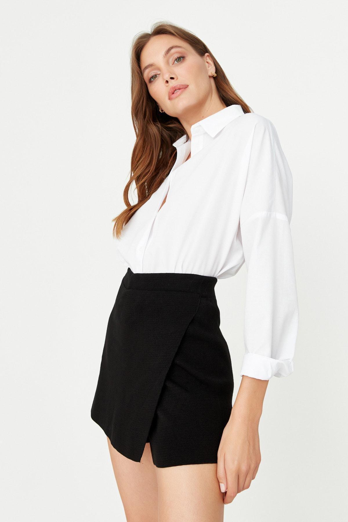 Black Bodycon Mini Skirt, , large image number 0