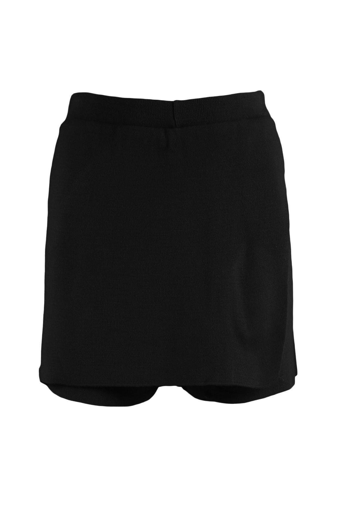 Black Bodycon Mini Skirt, , large image number 4