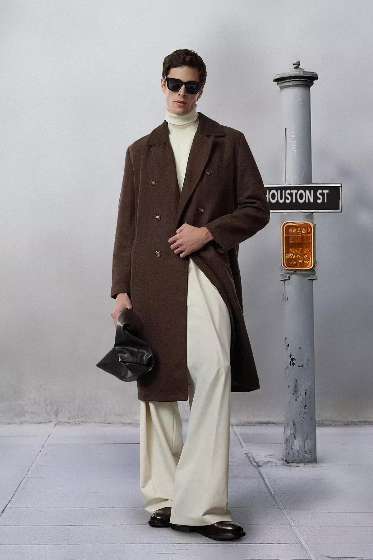 Brown Winter Coat, Brown, medium