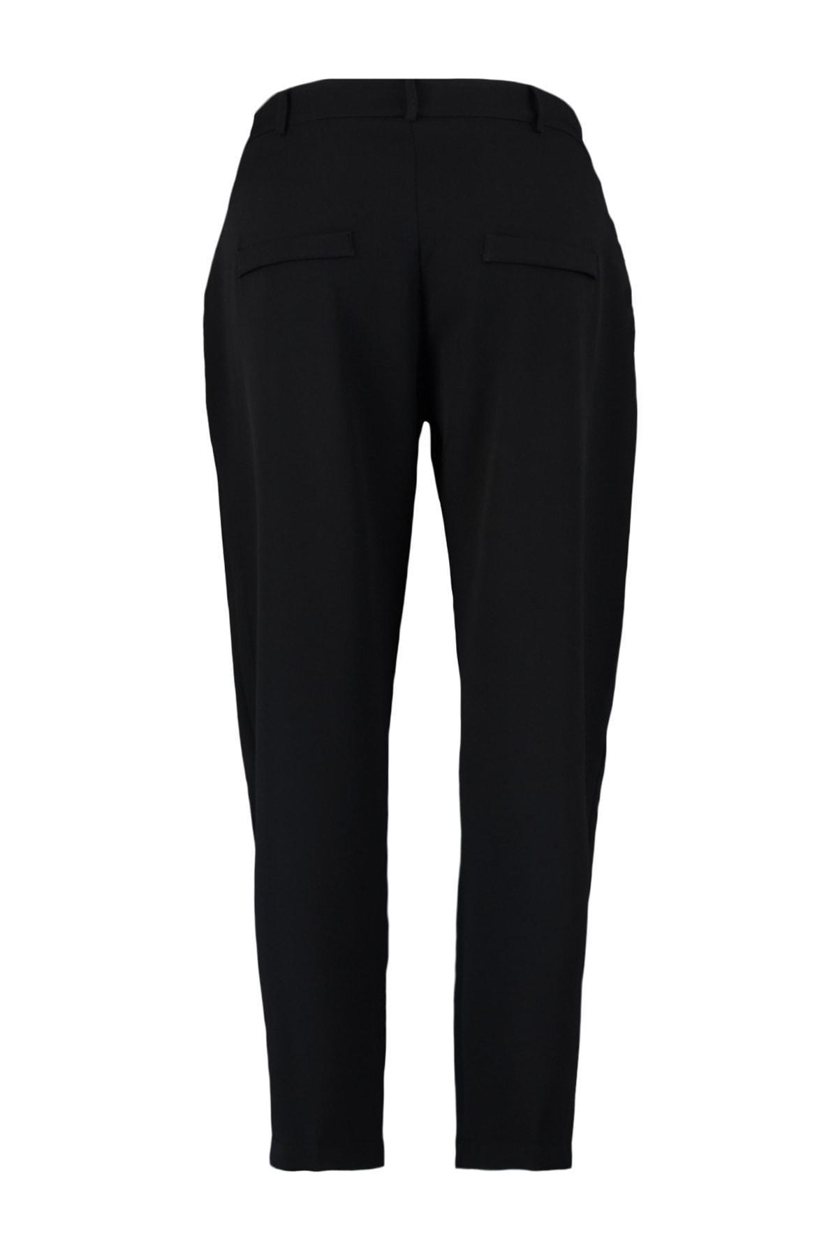 Trendyol - Black Bootcut Plus Size Pants