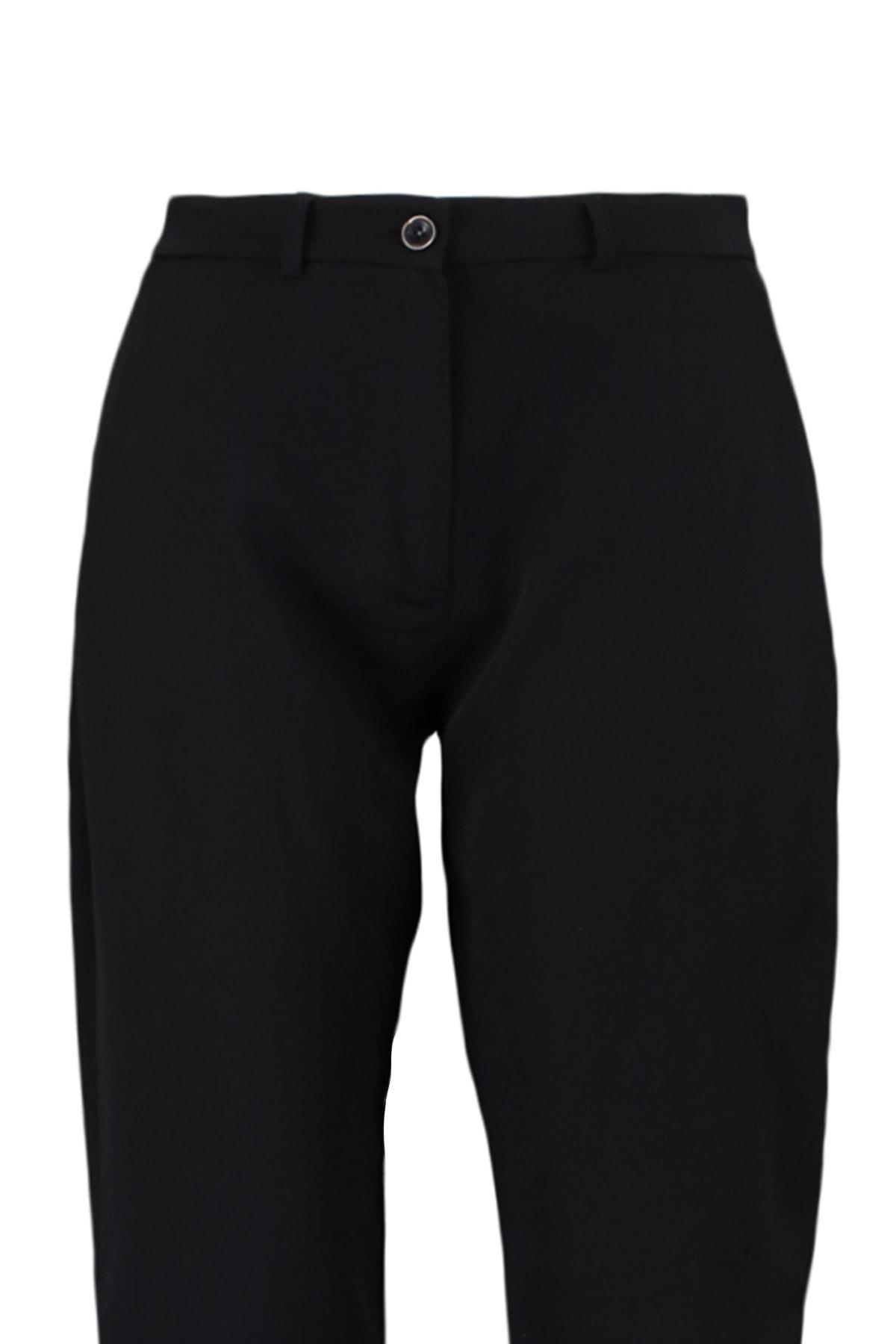 Black Bootcut Plus Size Pants, , large image number 6