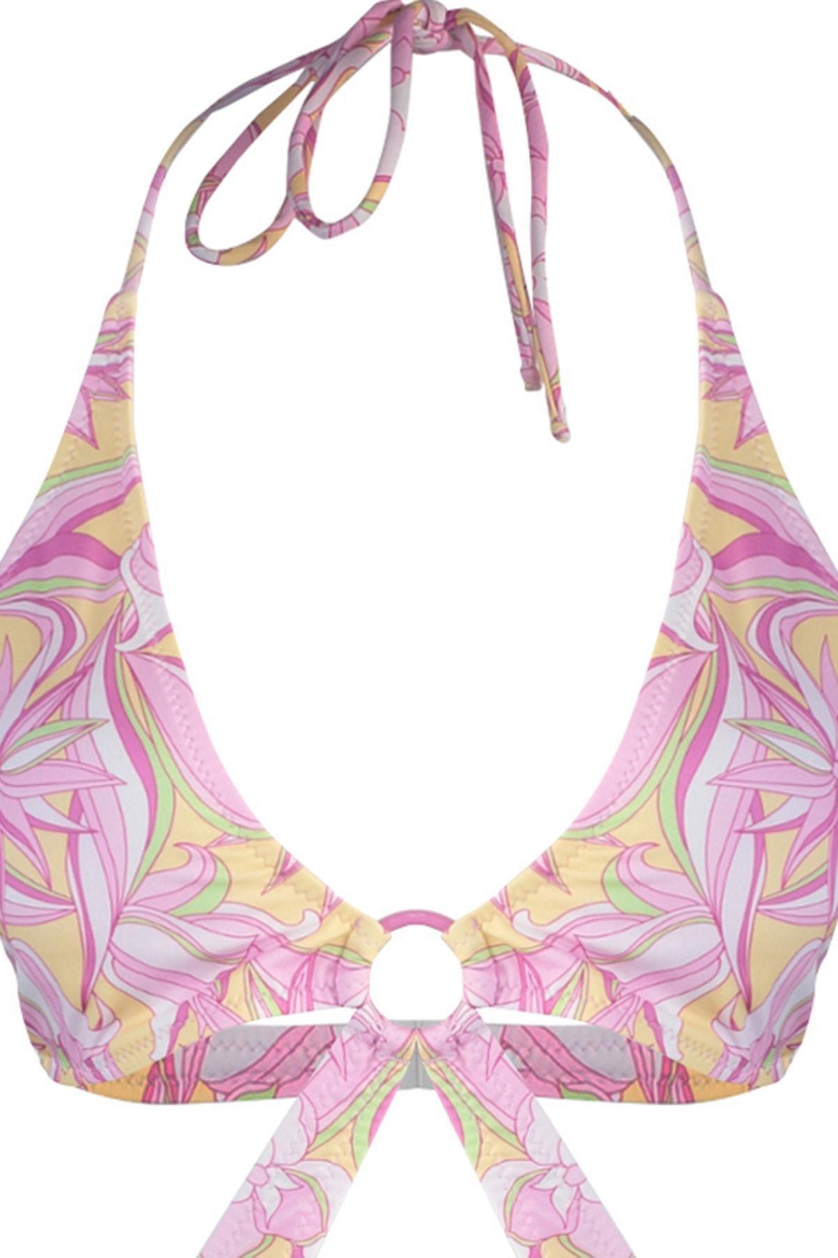 Trendyol - Multicolour Floral Ring Accessory Swimsuit
