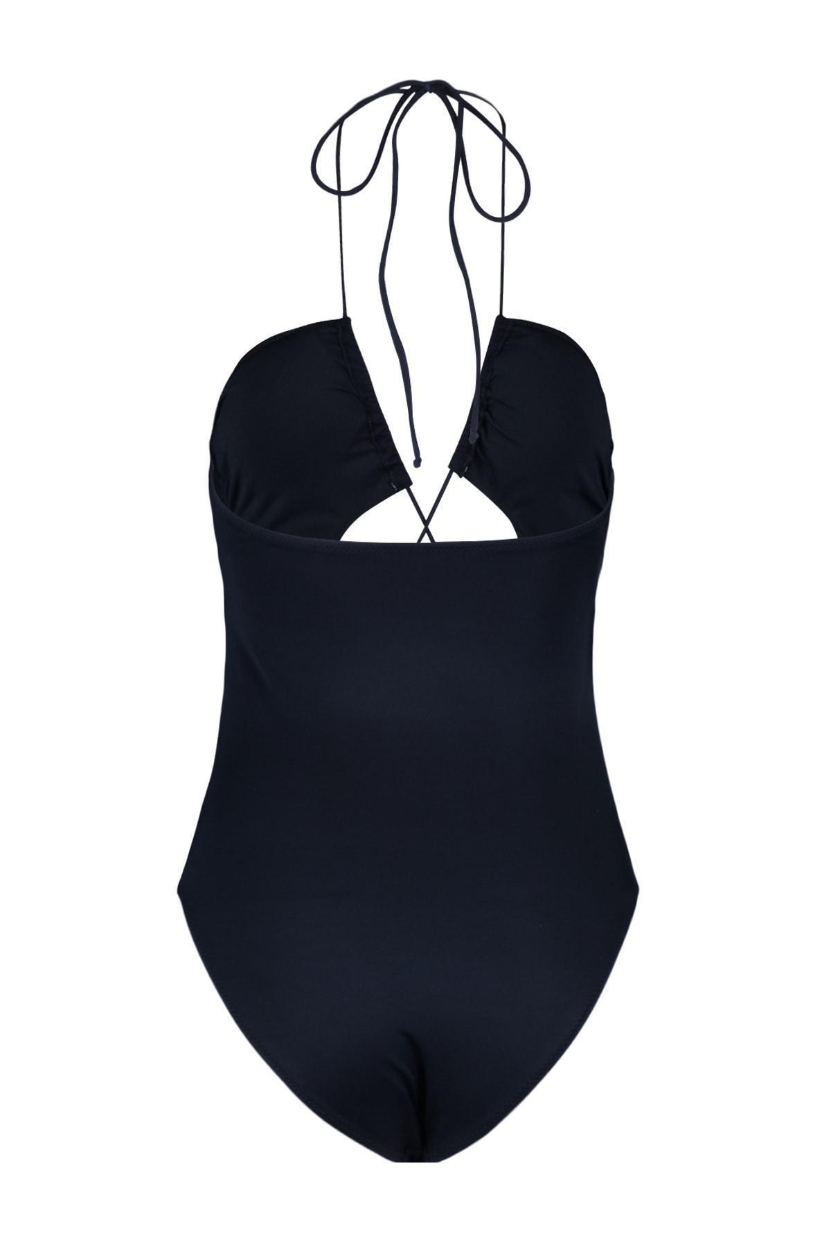 Trendyol - Black Cut Out Detailed Swimsuit