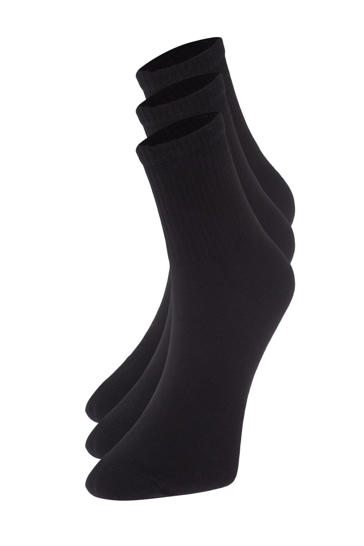 Black Socks, Set Of 3, , large image number 0