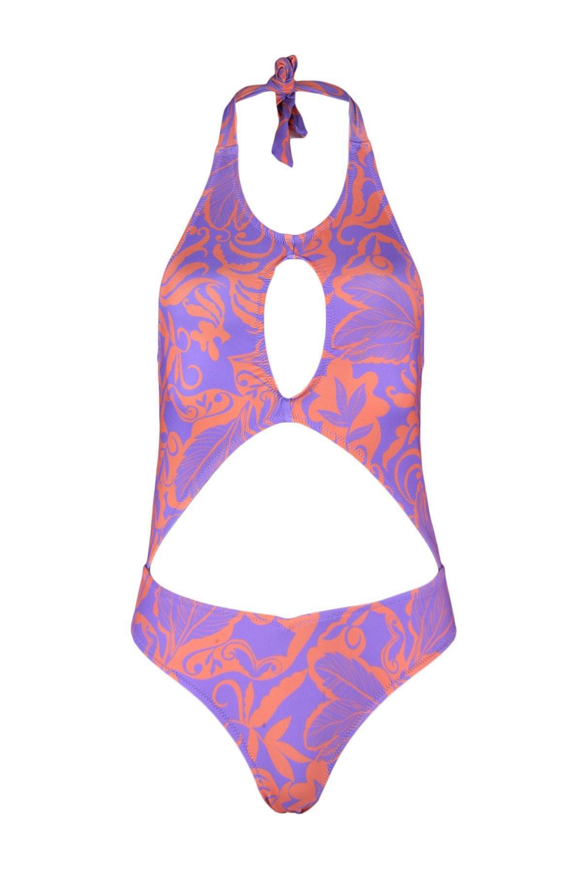 Trendyol - Multicolour Abstract Swimsuit