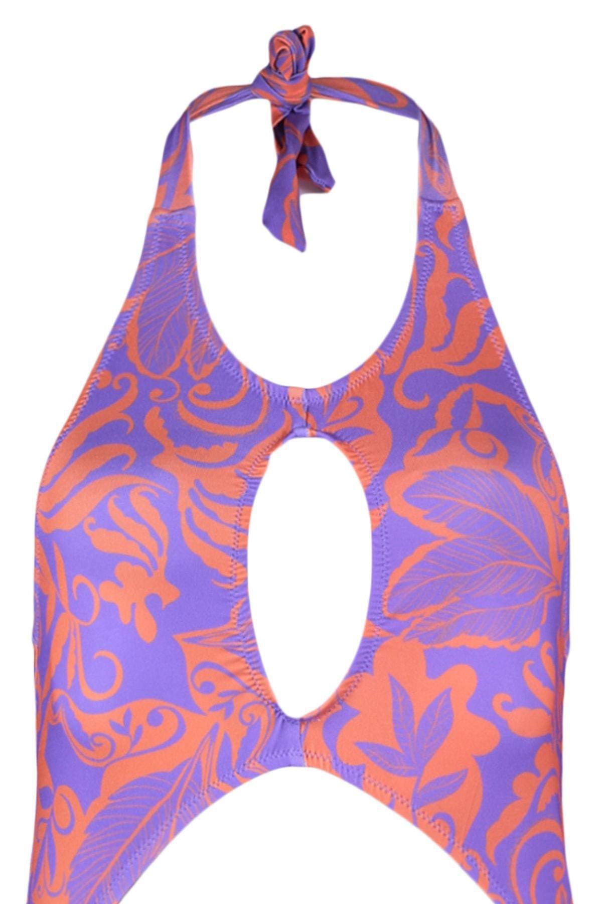 Trendyol - Multicolour Abstract Swimsuit