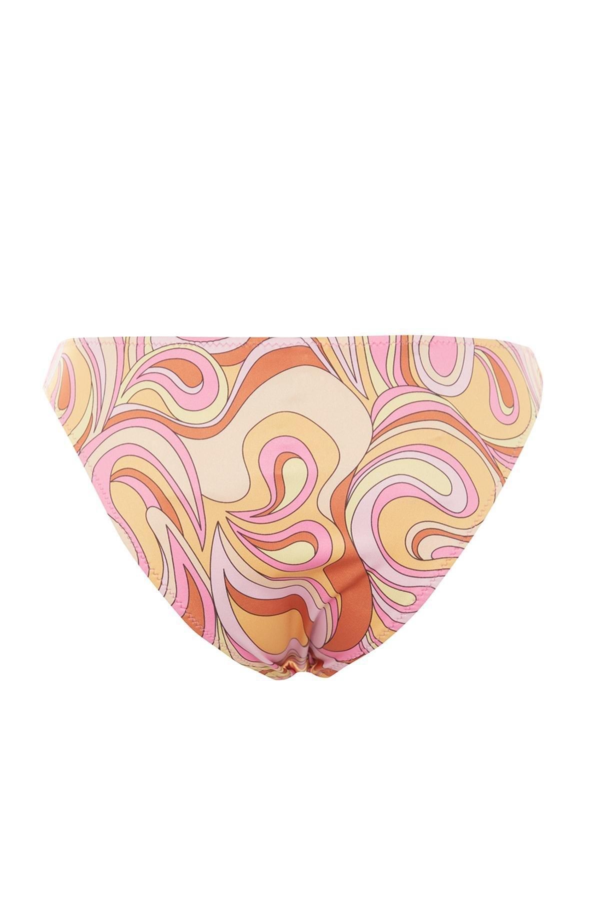 Orange Pattern Bikini Bottom, , large image number 8