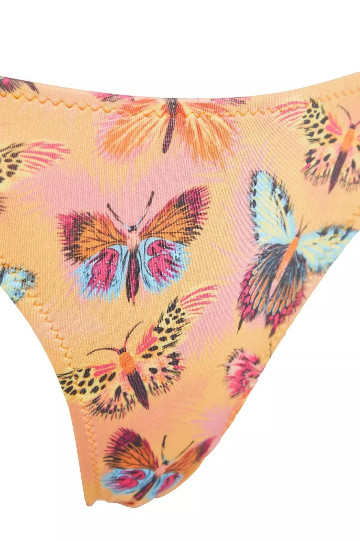 Multicolour Animal Print Bikini Bottom, Multicolor, large image number 10
