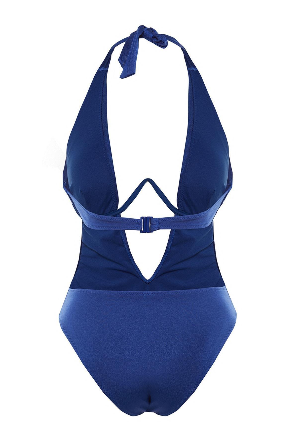 Trendyol - Navy Brazilian Swimsuit