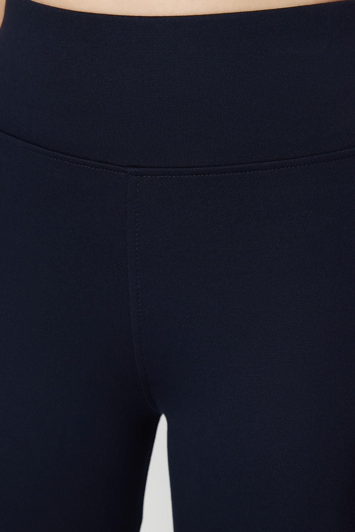 Navy High Waist Leggings, , large image number 2