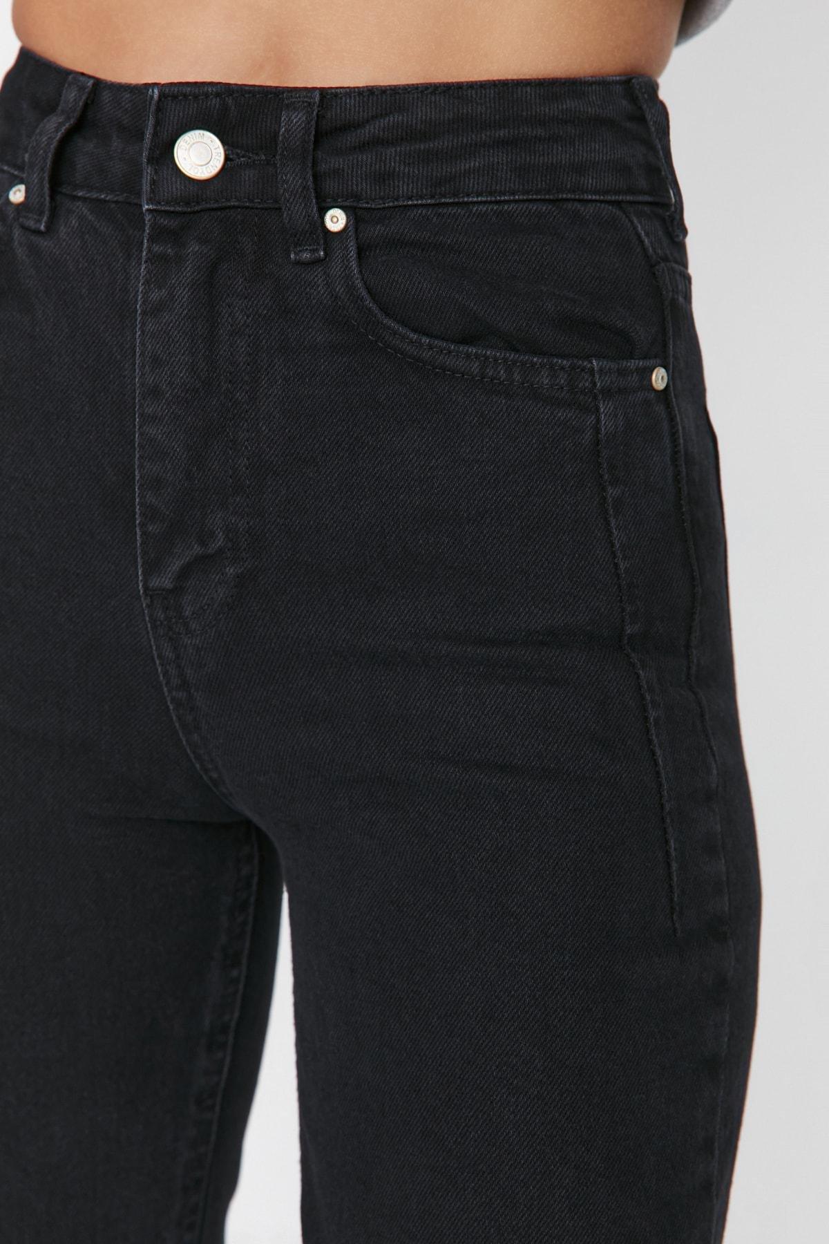 Black Wide Leg Jeans, , large image number 3
