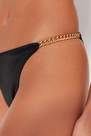 Trendyol - Black Chain Accessory Bikini Bottom