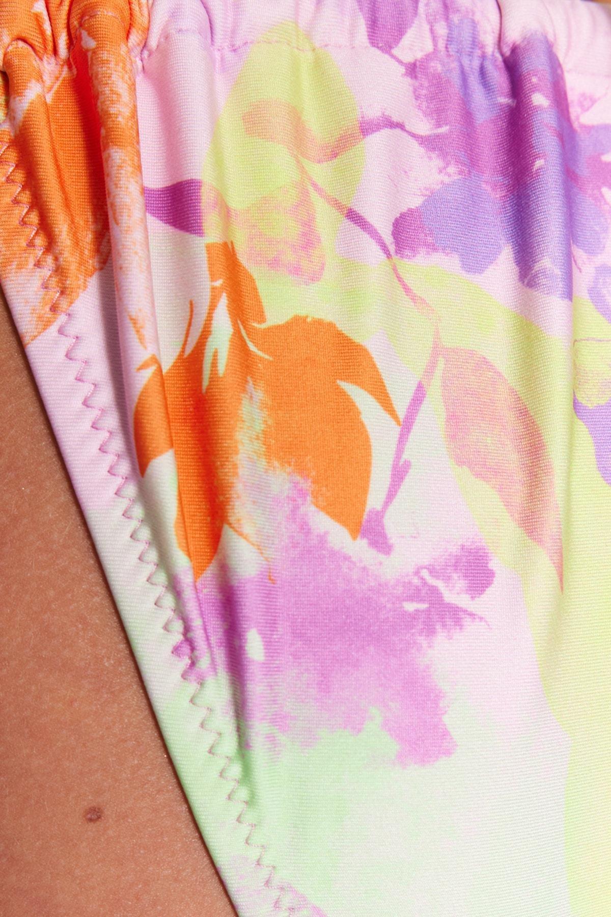 Multicolour Floral Bikini Bottom, , large image number 7